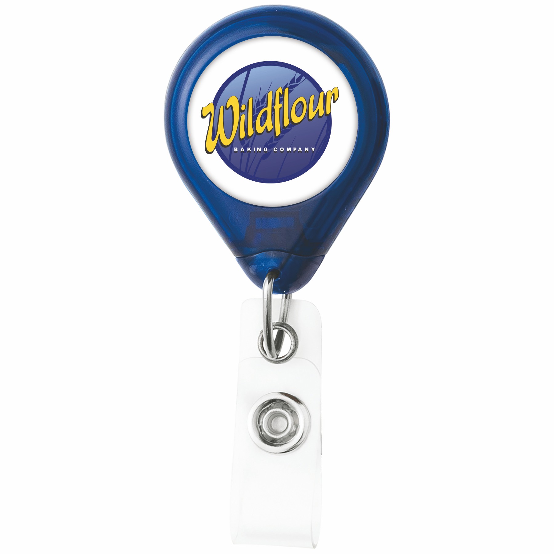Picture of Translucent D-Bak Retractable Badge Reel - Translucent