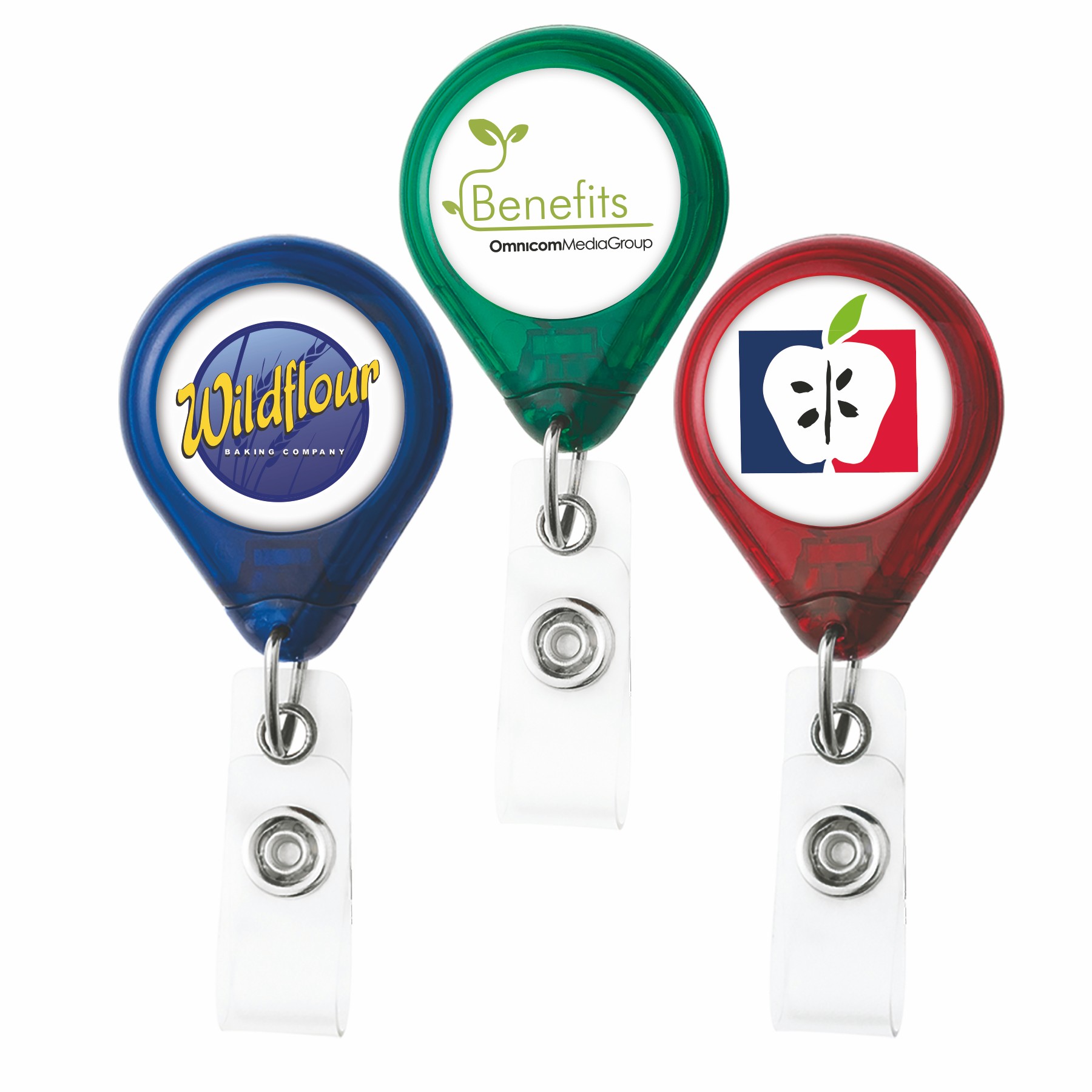 Picture of Translucent D-Bak Retractable Badge Reel - Translucent
