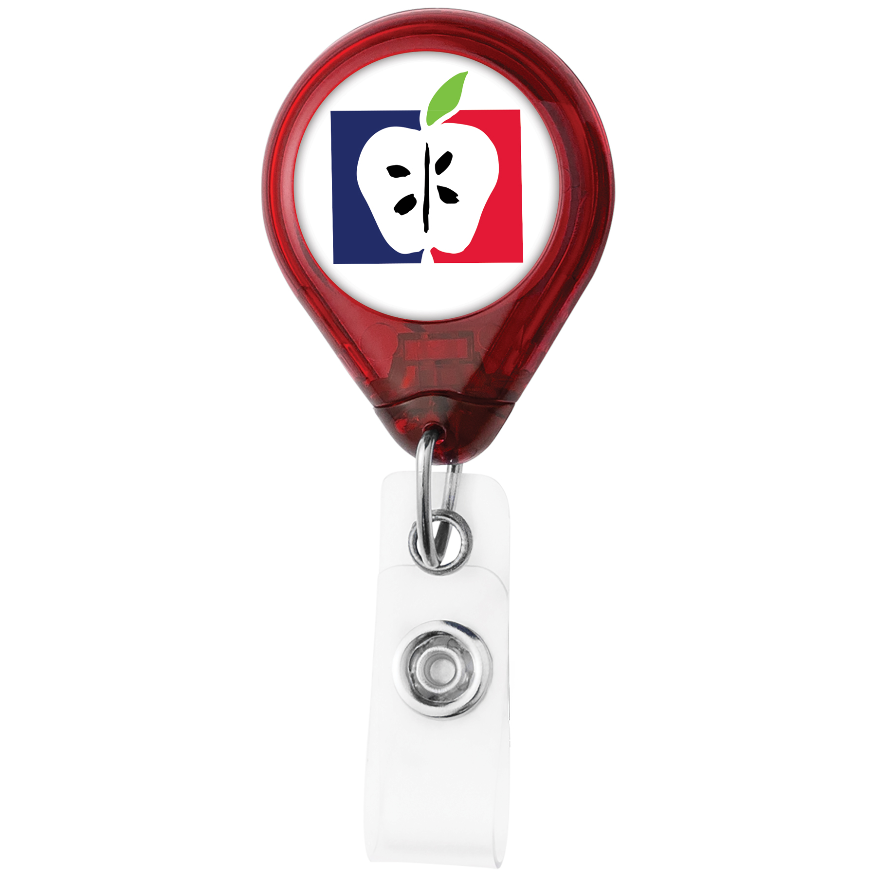 Picture of Translucent D-Bak Retractable Badge Reel - Translucent