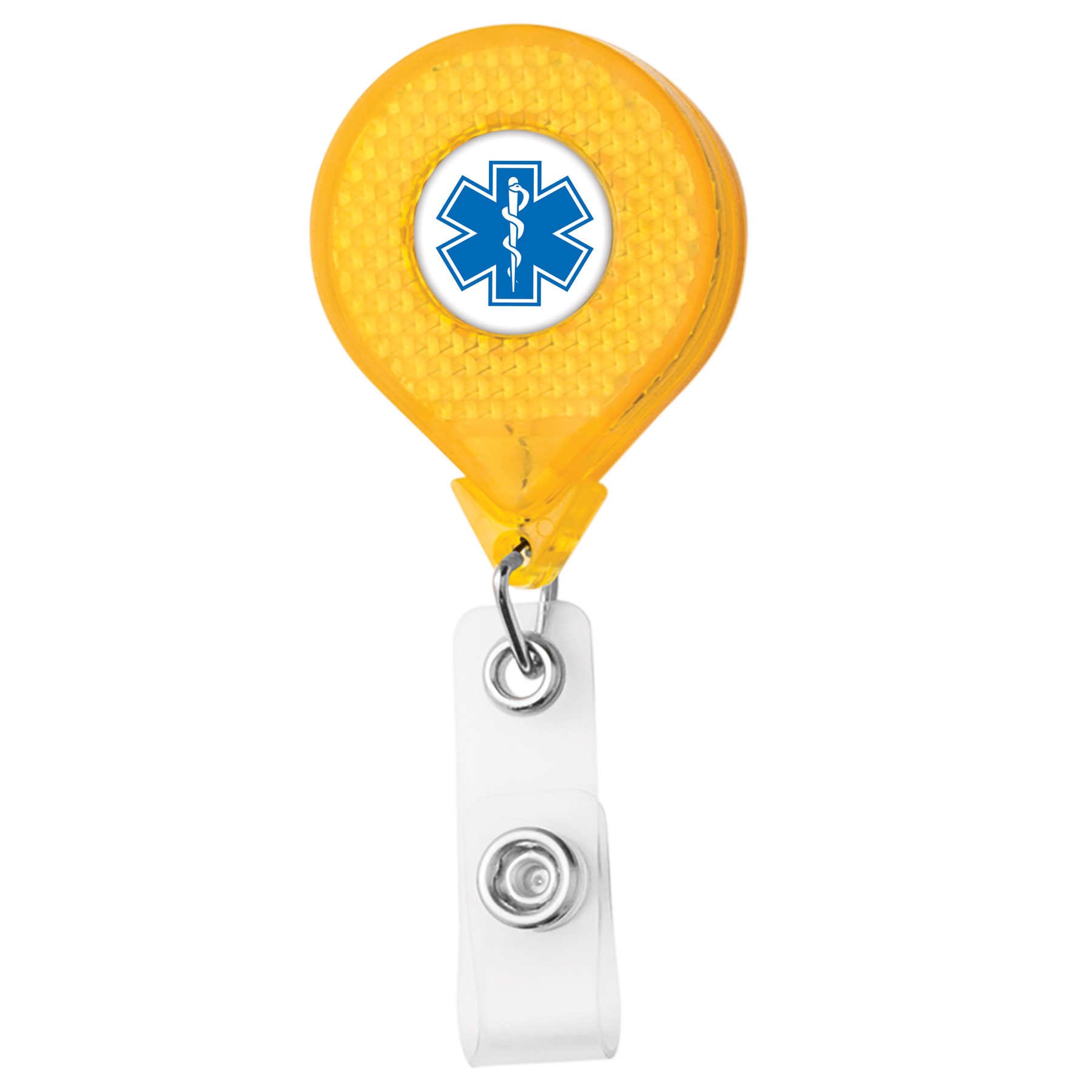 Picture of Jumbo Round Reflective Retractable Badge Reel