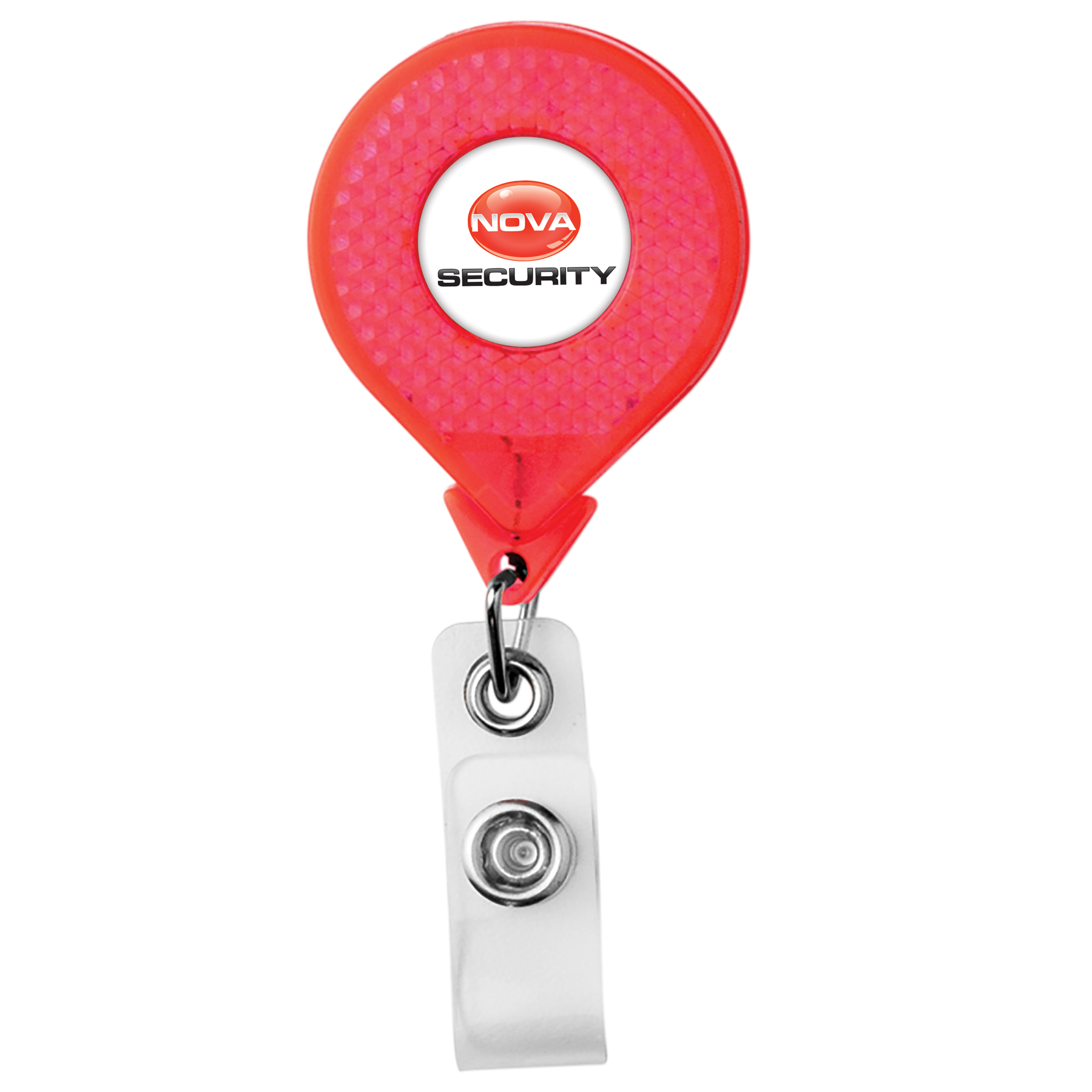 Picture of Jumbo Round Reflective Retractable Badge Reel