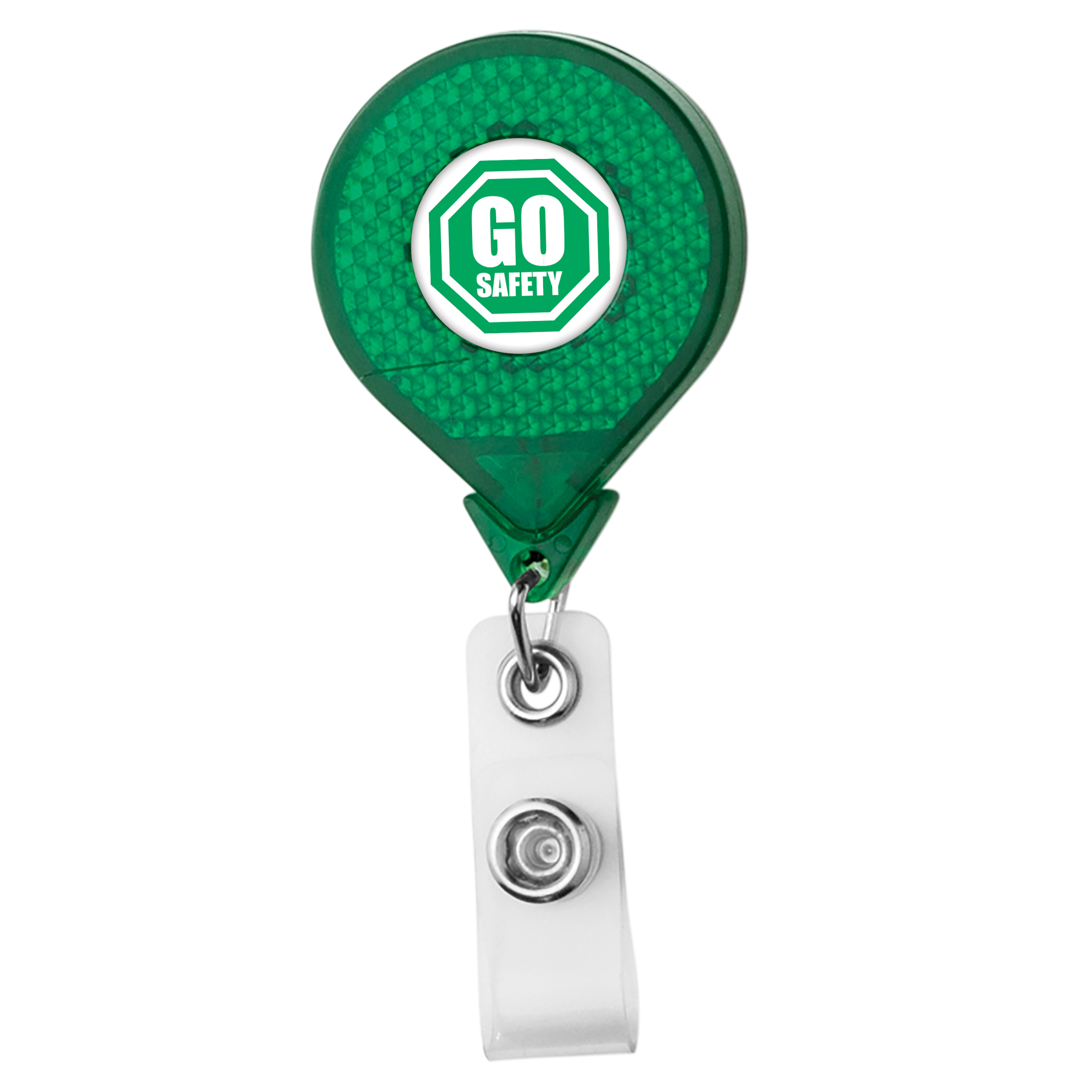Picture of Jumbo Round Reflective Retractable Badge Reel