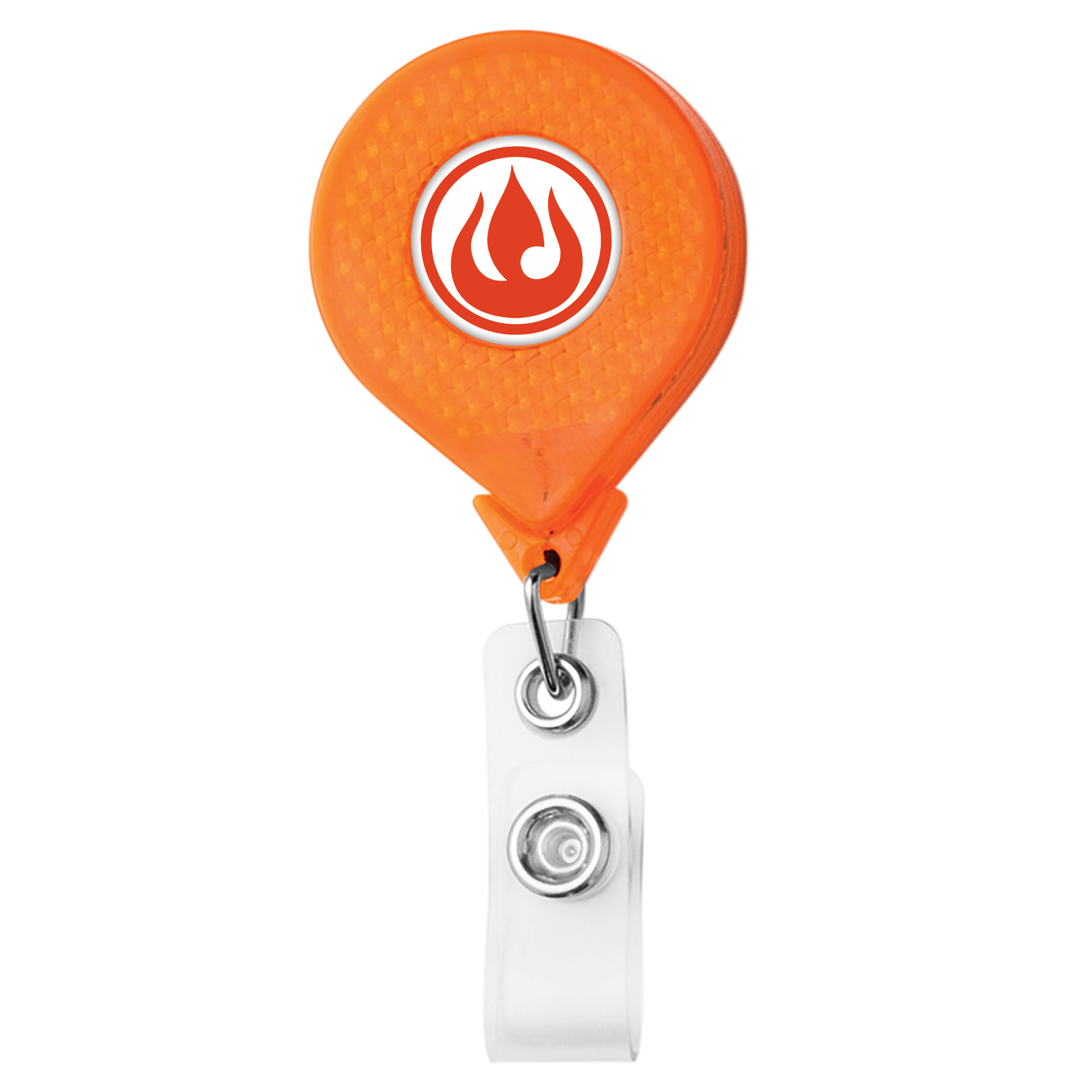 Picture of Jumbo Round Reflective Retractable Badge Reel