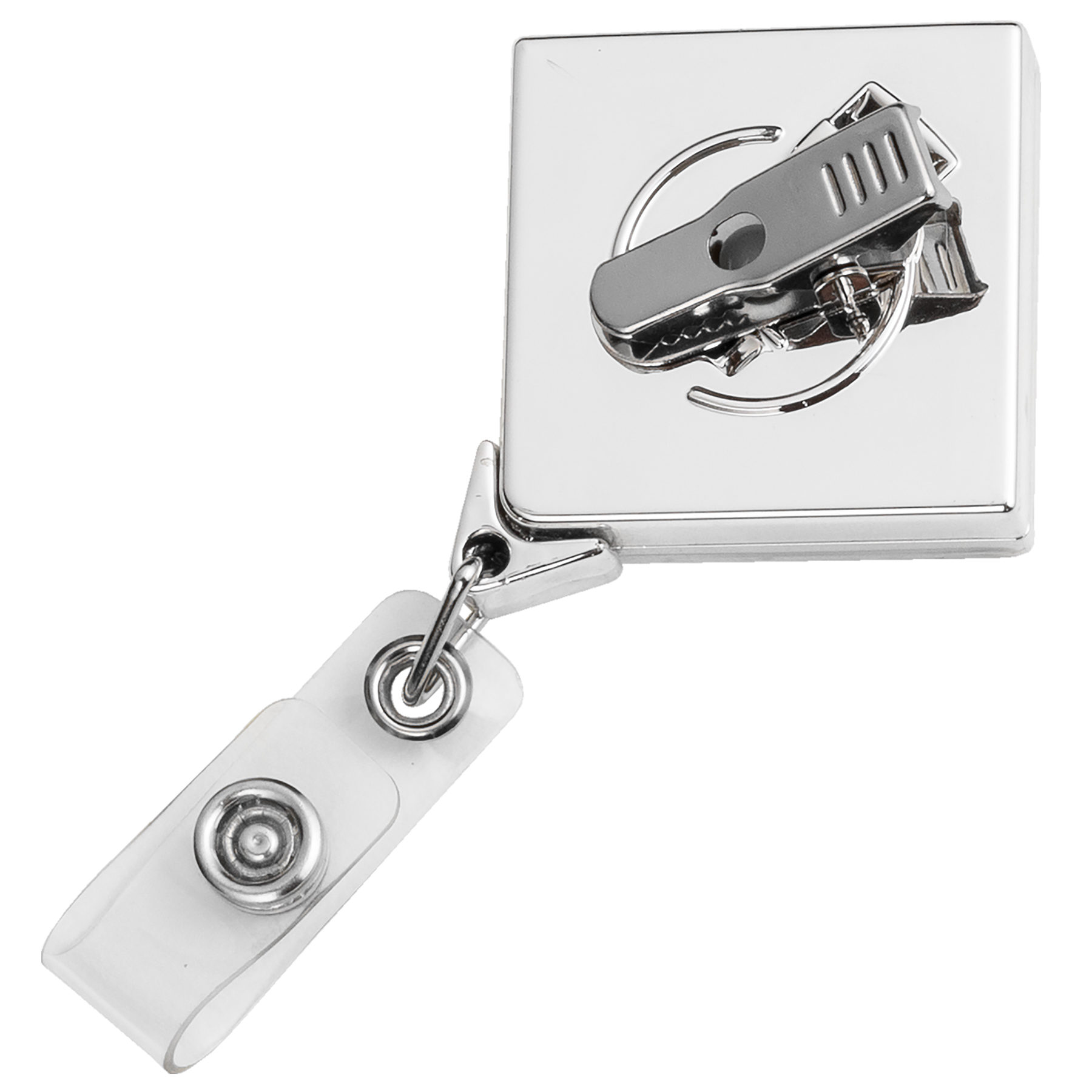Picture of Chrome Jumbo Diamond Badge Reel