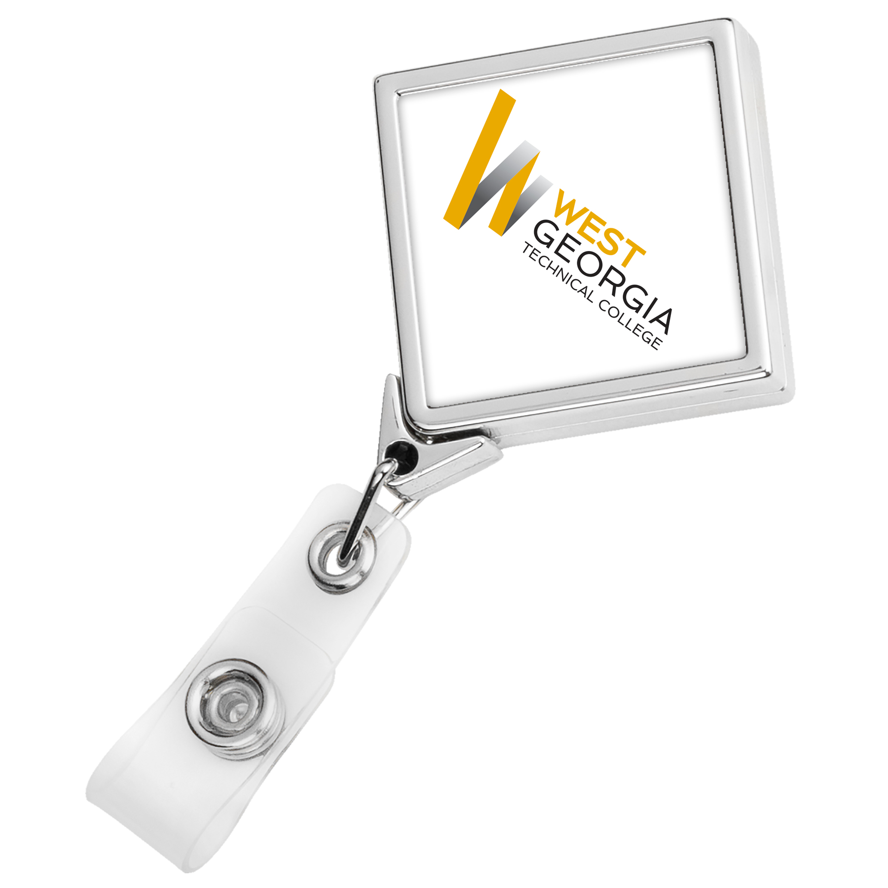 Picture of Chrome Jumbo Diamond Badge Reel