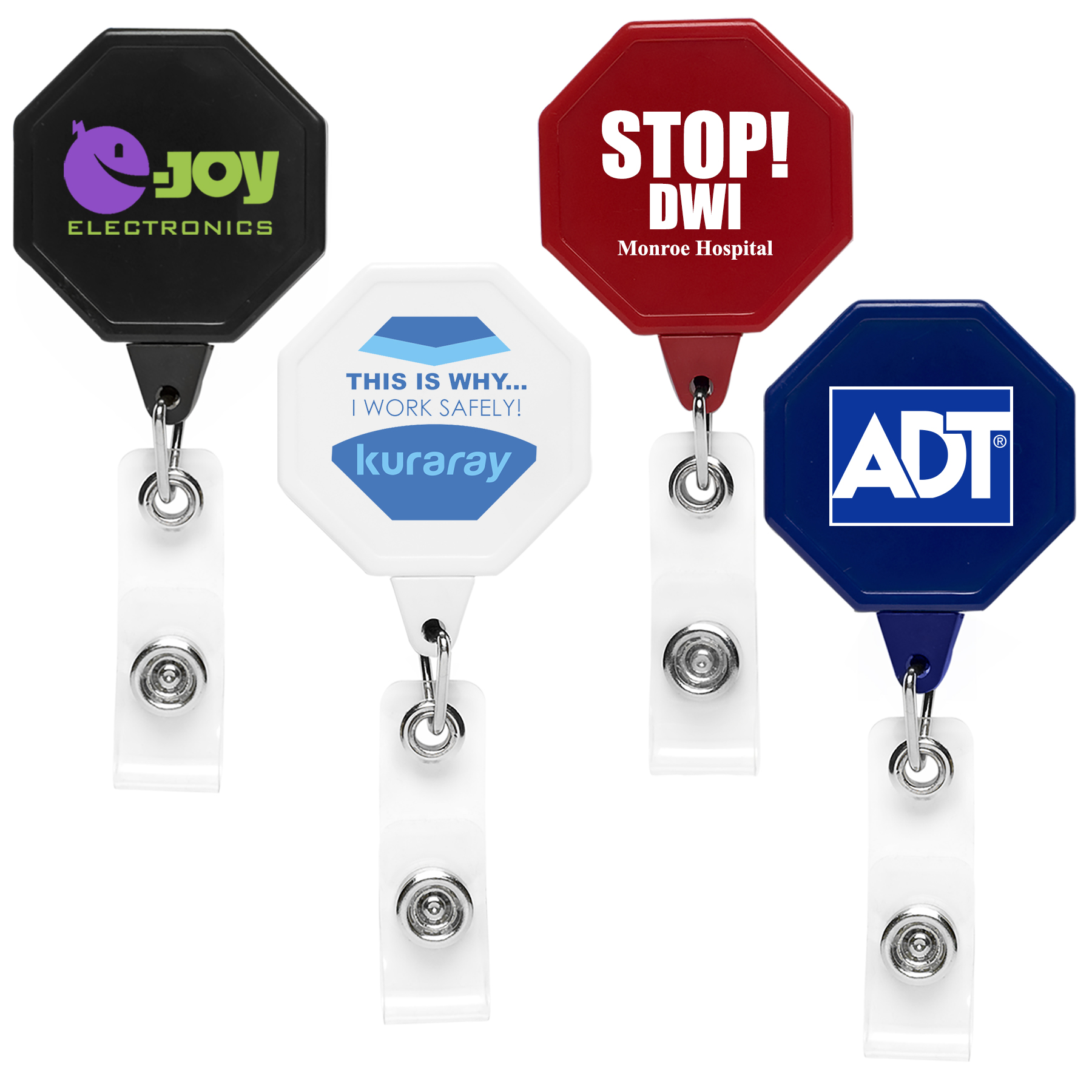 Picture of Jumbo Octagon Retractable Badge Reel