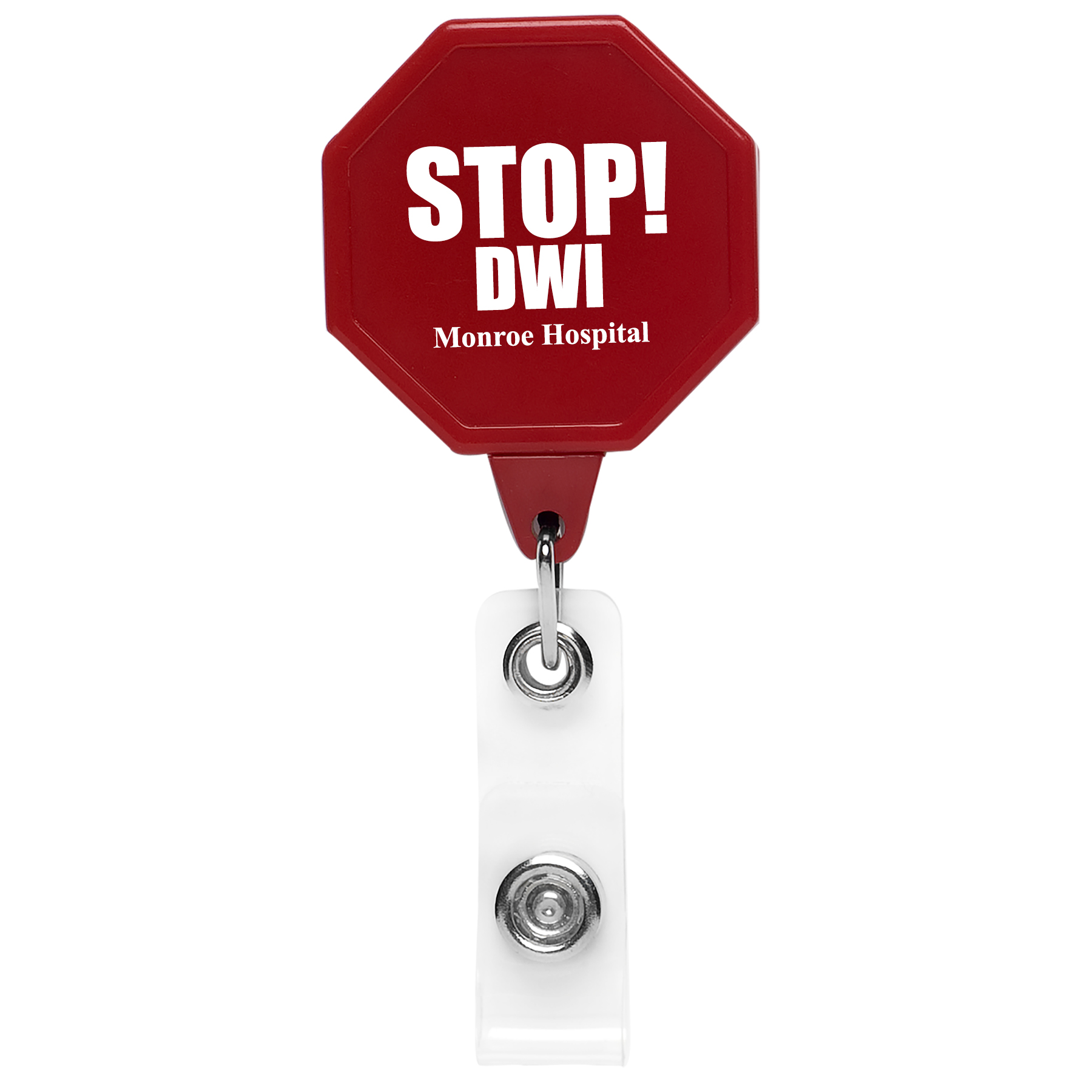 Picture of Jumbo Octagon Retractable Badge Reel