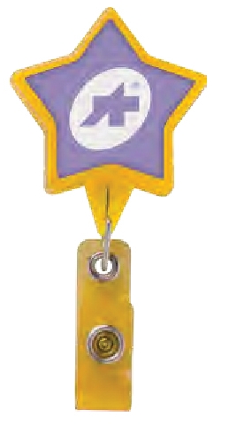 Picture of Jumbo Star Retractable Badge Reel