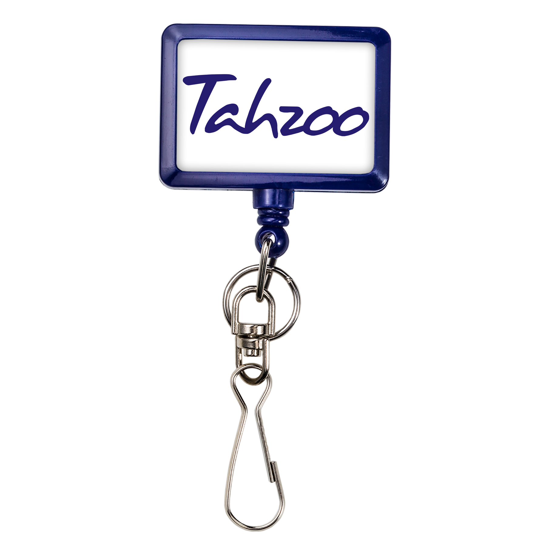 Picture of Bamboo Jumbo Rectangle Retractable Badge Reel