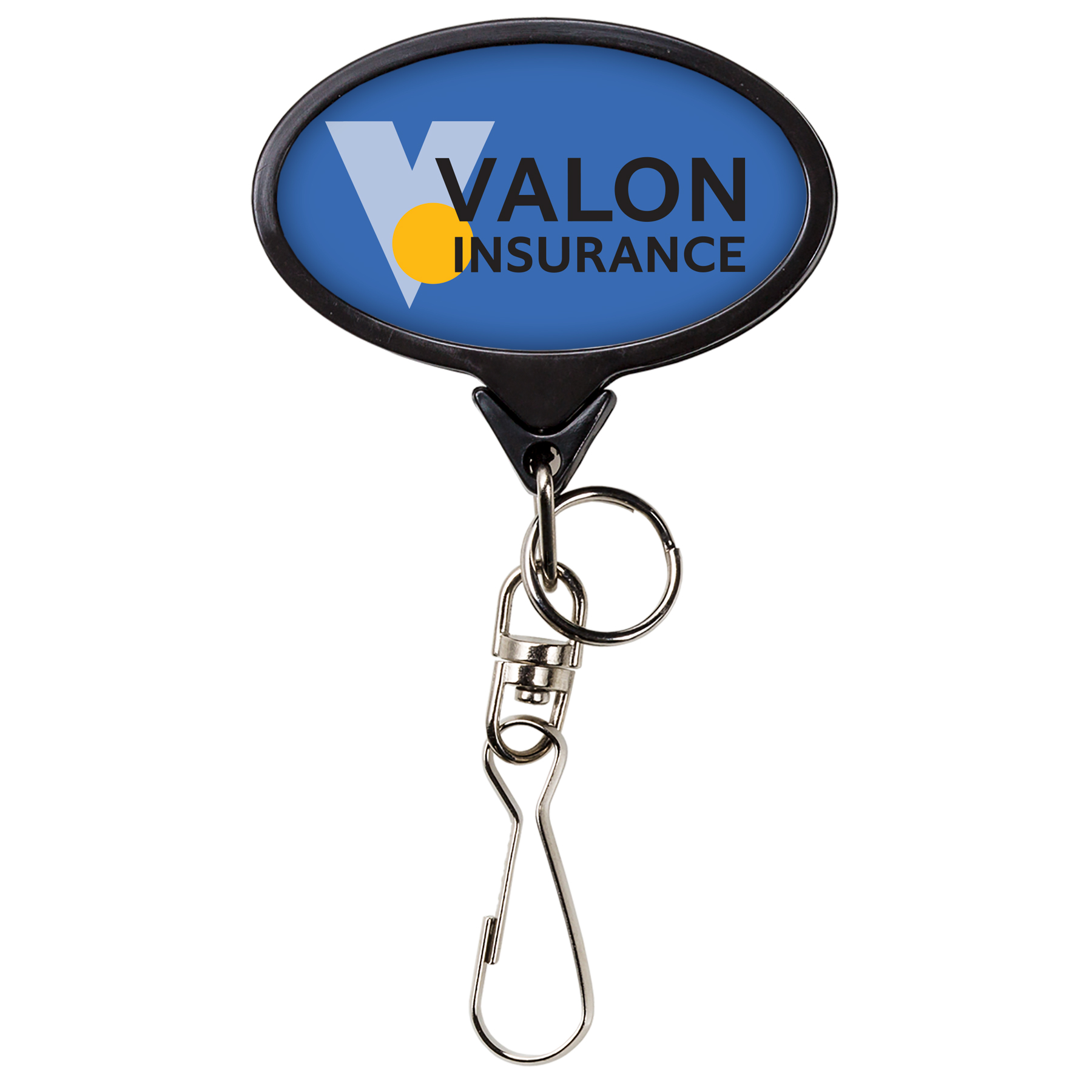 Picture of Bamboo Jumbo Oval Retractable Badge Reel