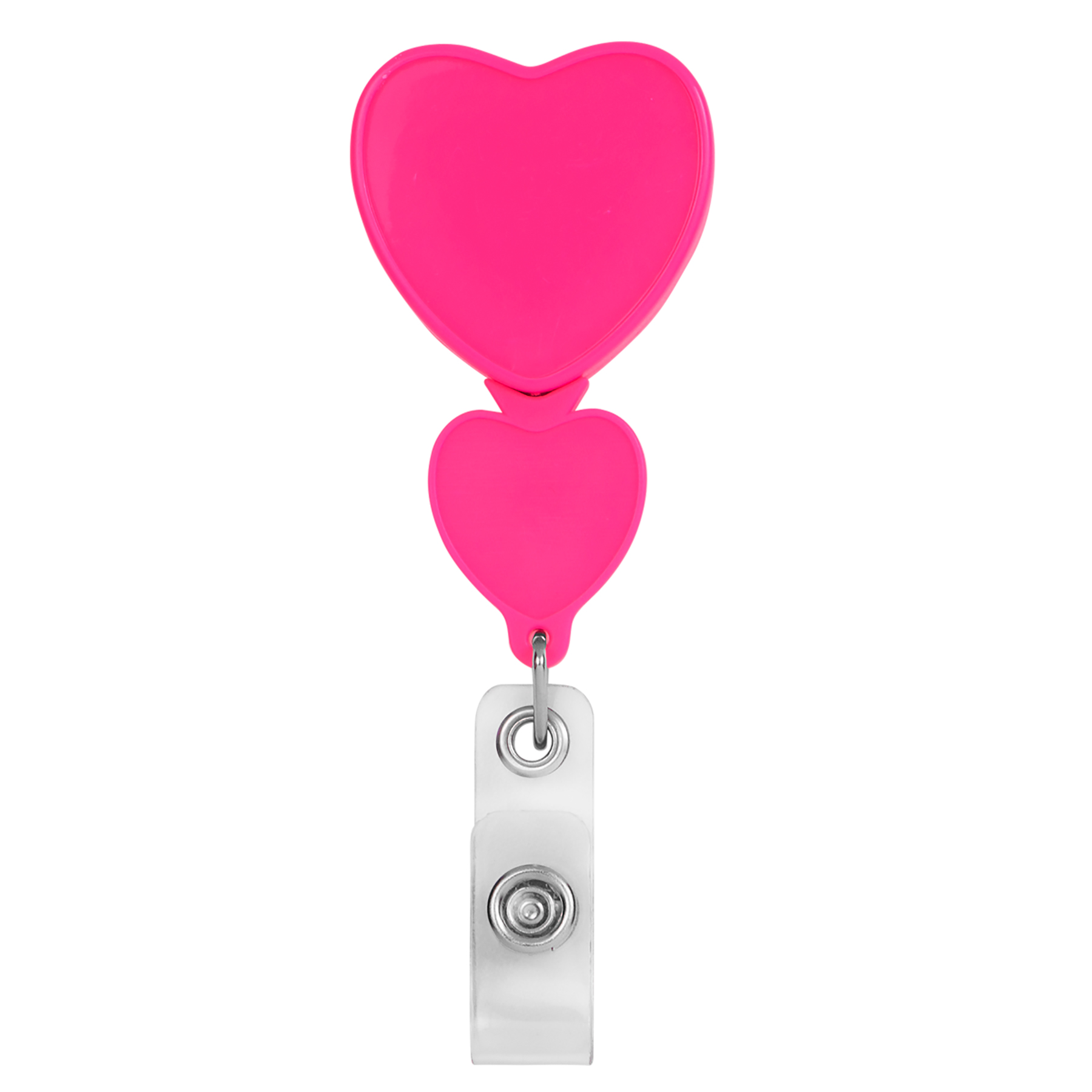 Picture of Double Up Heart Retractable Badge Reel
