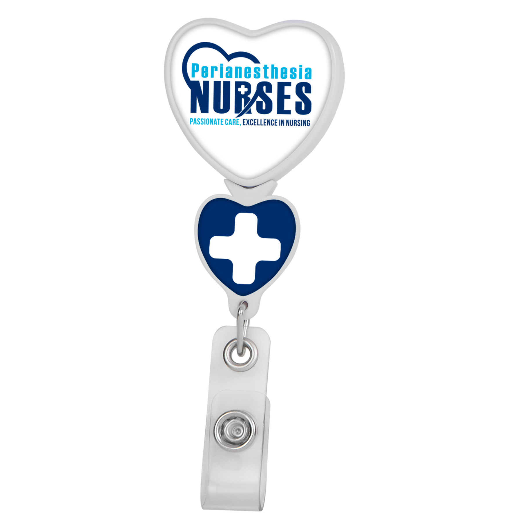 Picture of Double Up Heart Retractable Badge Reel