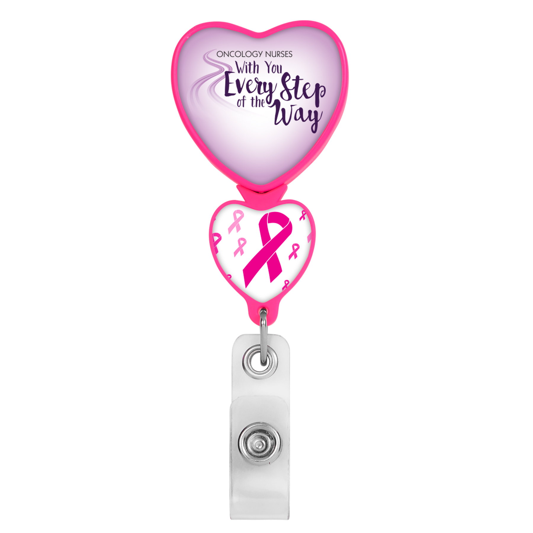 Picture of Double Up Heart Retractable Badge Reel