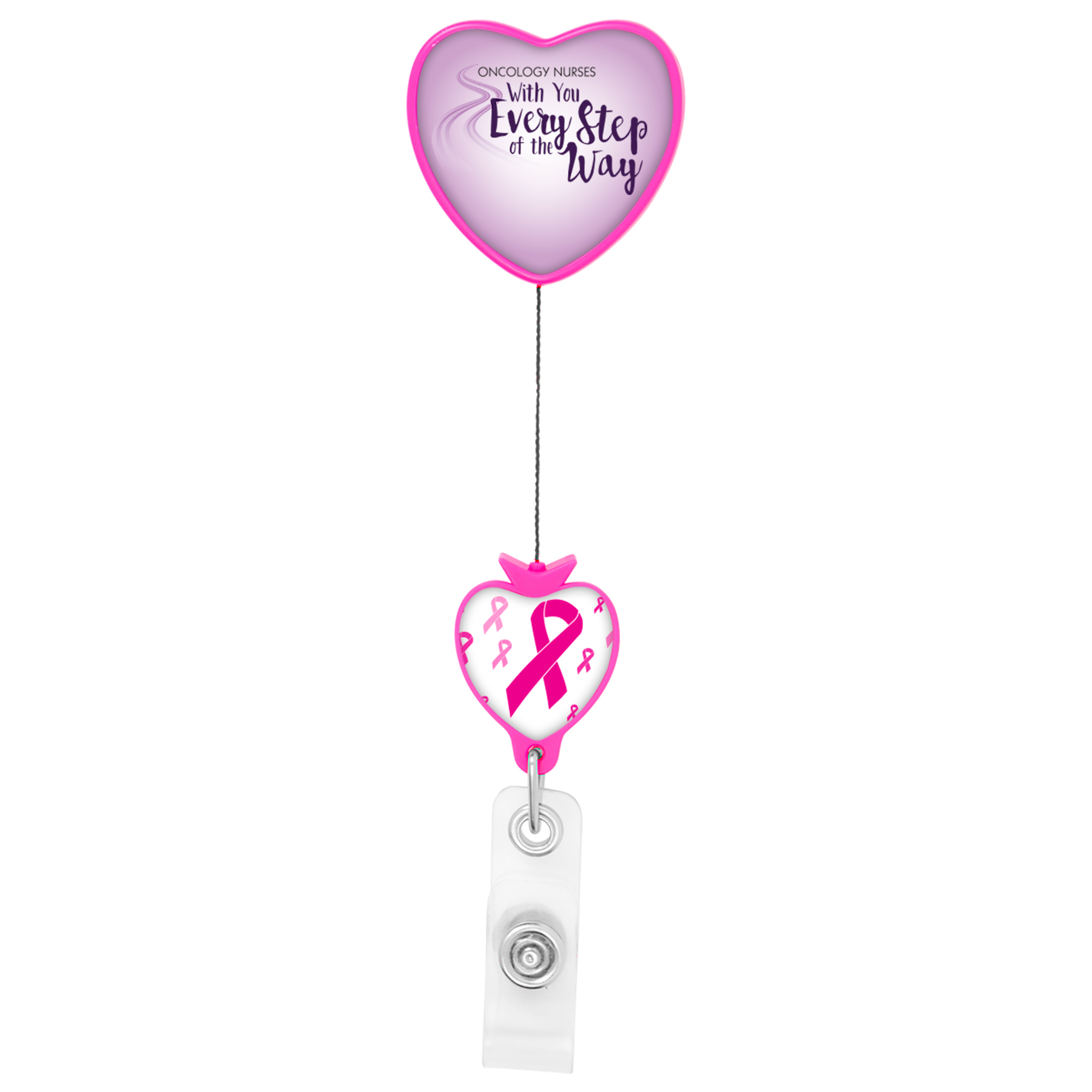 Picture of Double Up Heart Retractable Badge Reel