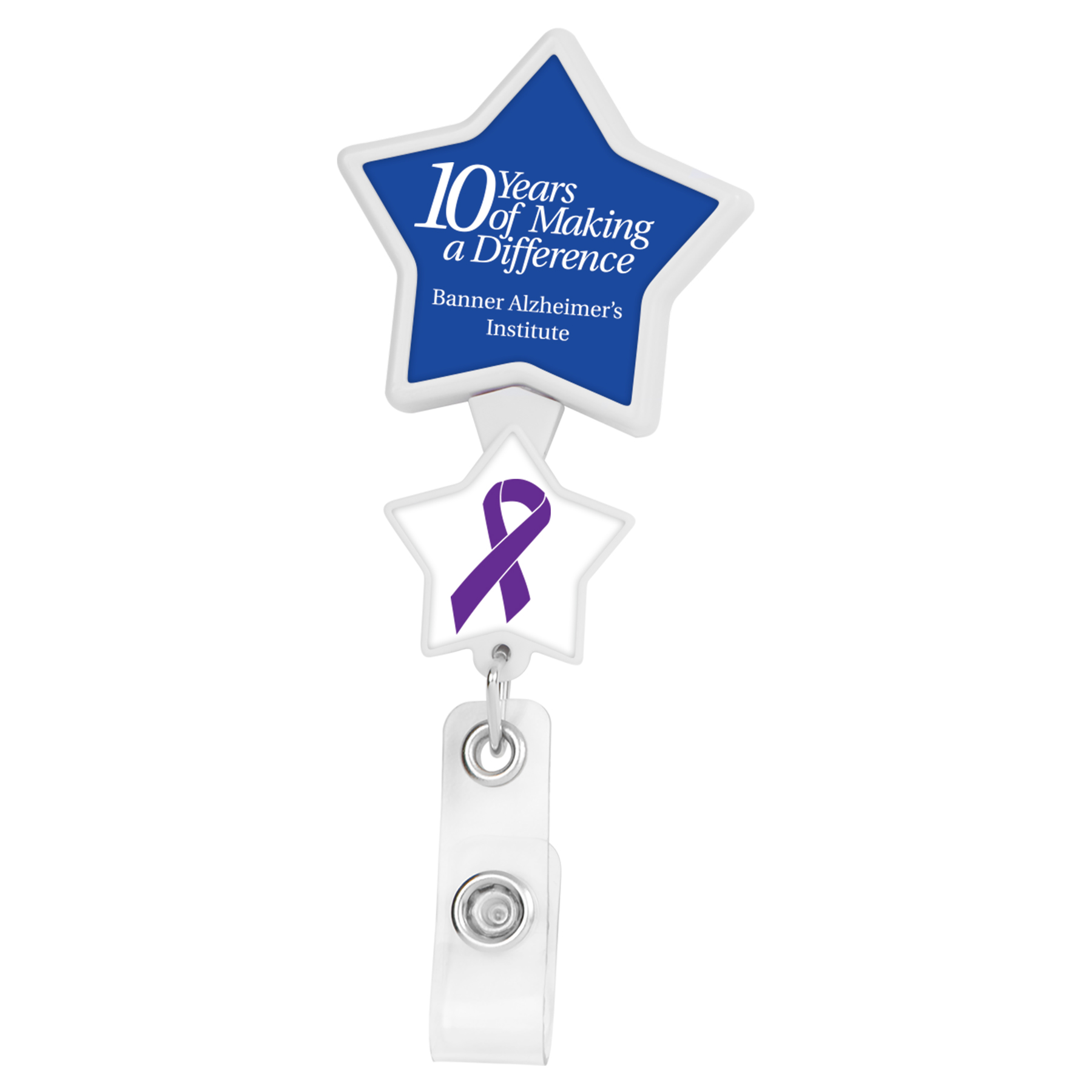 Picture of Double Up Star Retractable Badge Reel