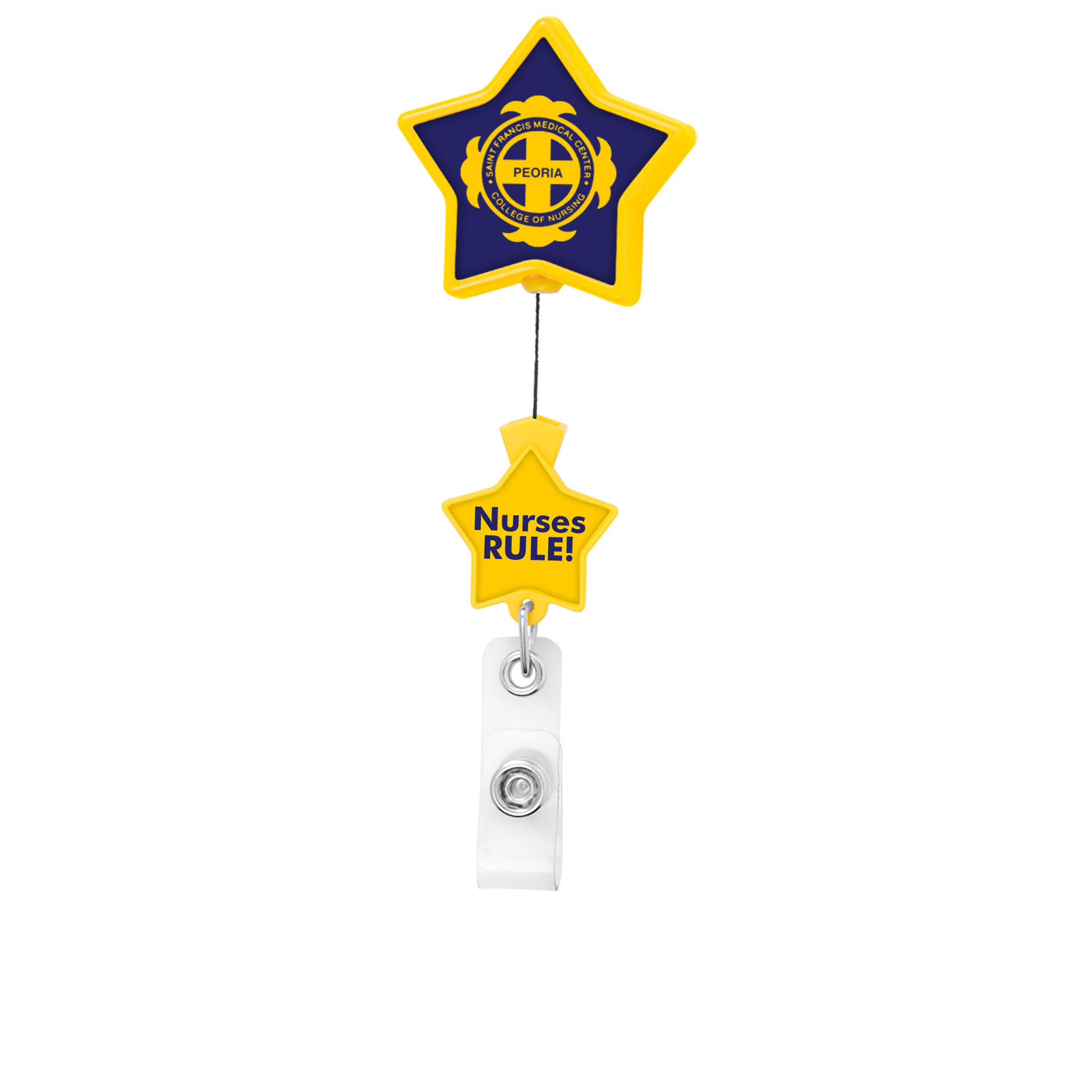 Picture of Double Up Star Retractable Badge Reel