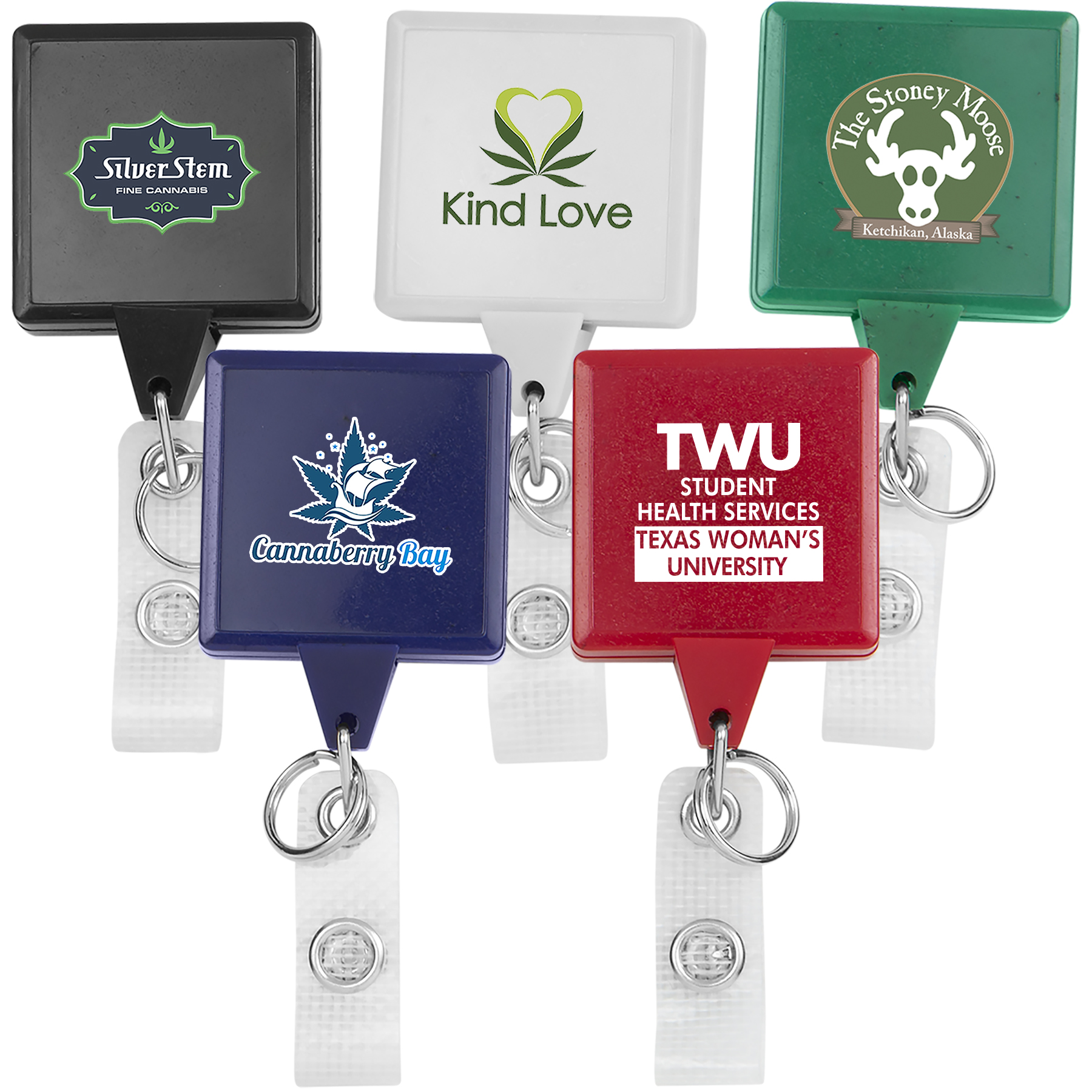 Picture of Hemp Jumbo Square Retractable Badge Reel
