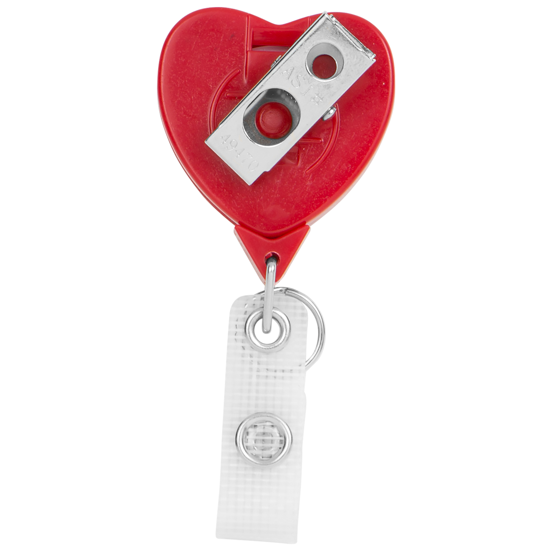 Picture of Hemp Jumbo Heart Retractable Badge Reel