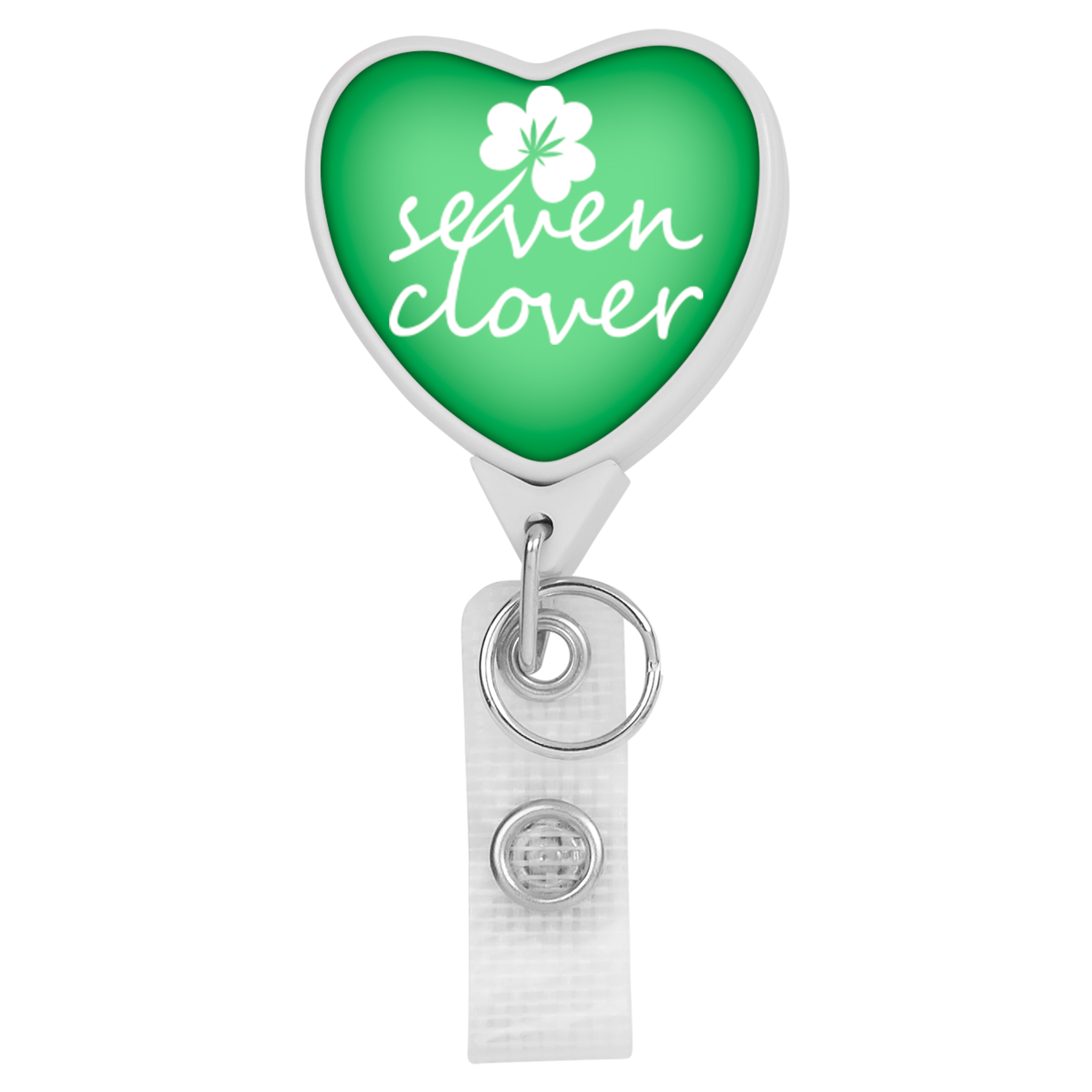 Picture of Hemp Jumbo Heart Retractable Badge Reel