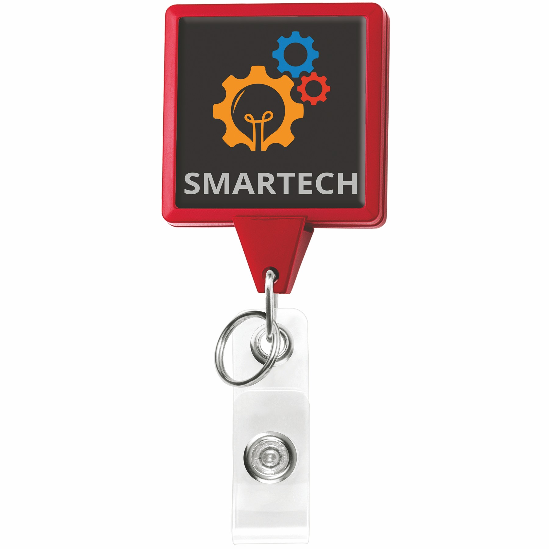 Picture of Square Dual Back Retractable Badge Reel