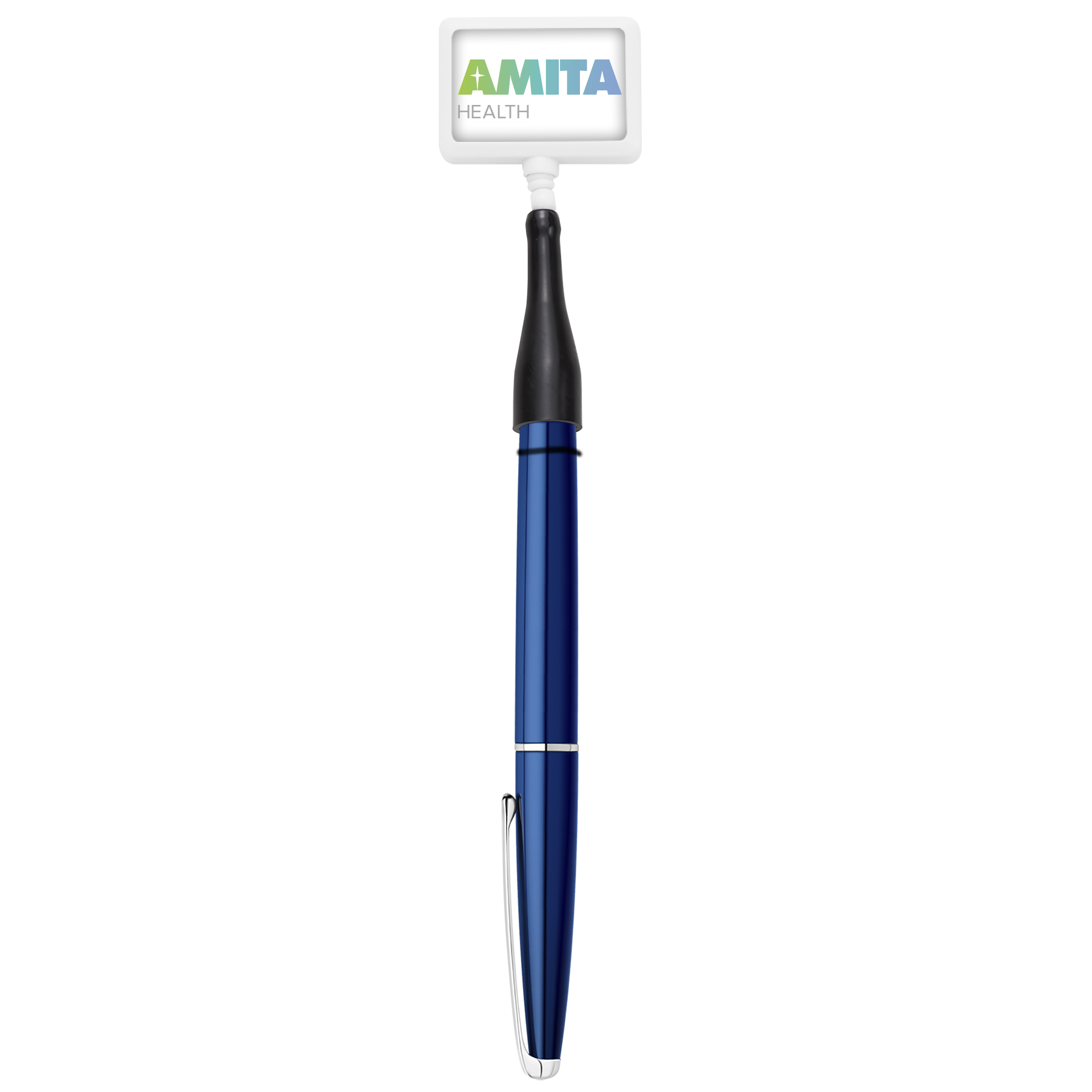 Picture of Anti-Microbial Rectangle Retractable Pen Holder