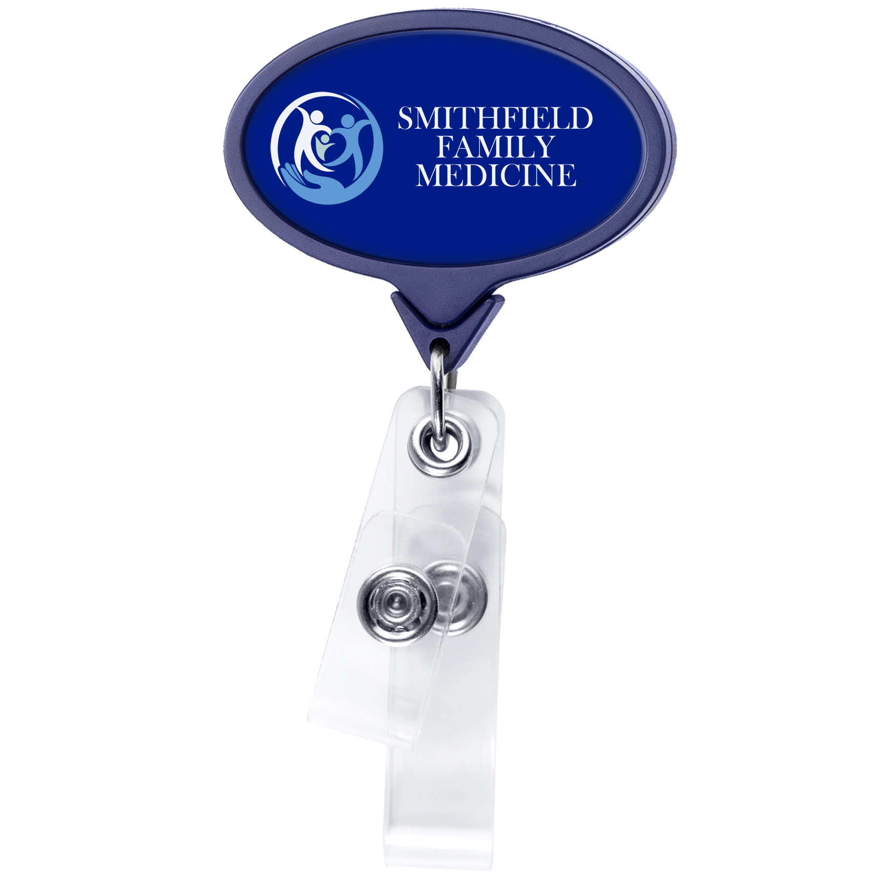 Picture of Anti-Microbial Oval 2 Strap Retractable Badge Reel