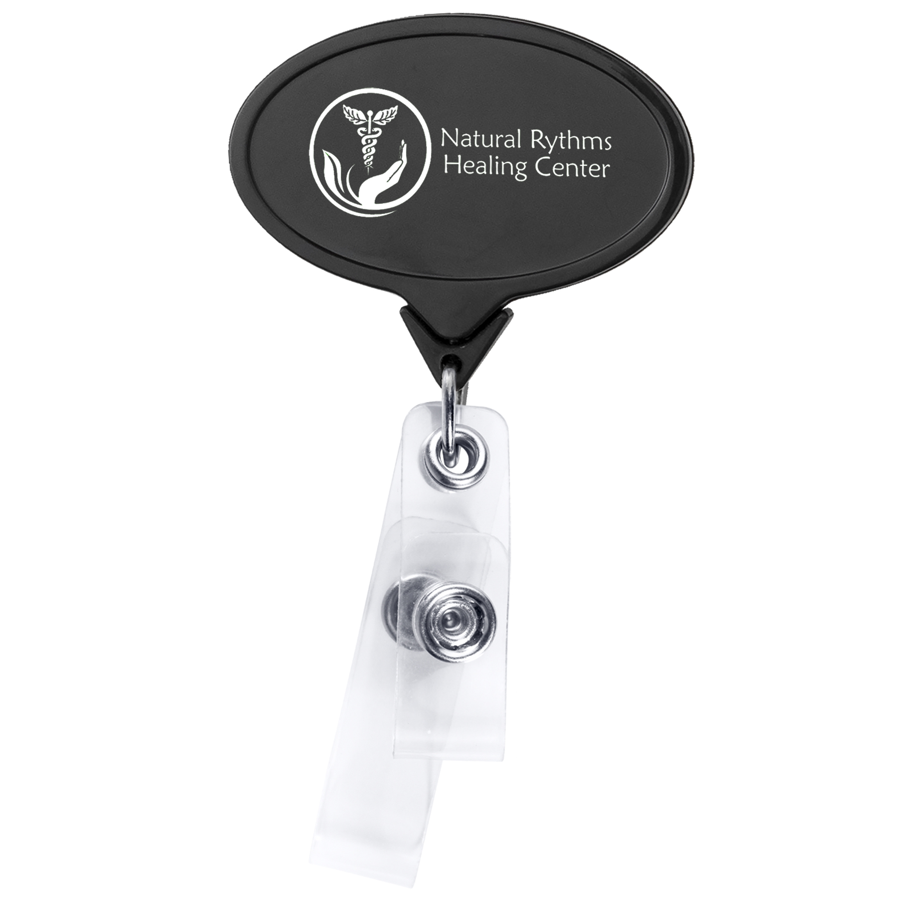 Picture of Anti-Microbial Oval 2 Strap Retractable Badge Reel