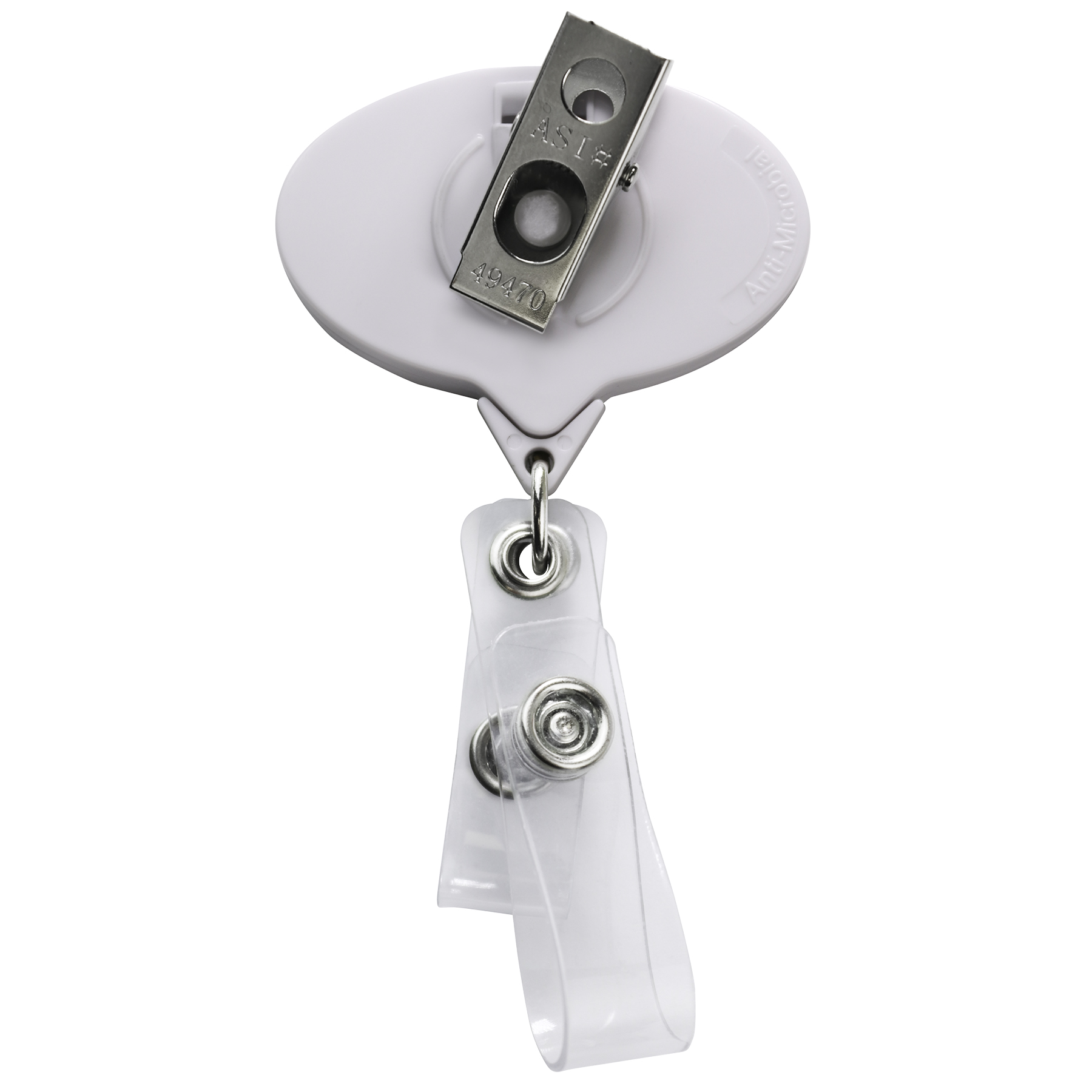 Picture of Anti-Microbial Oval 2 Strap Retractable Badge Reel