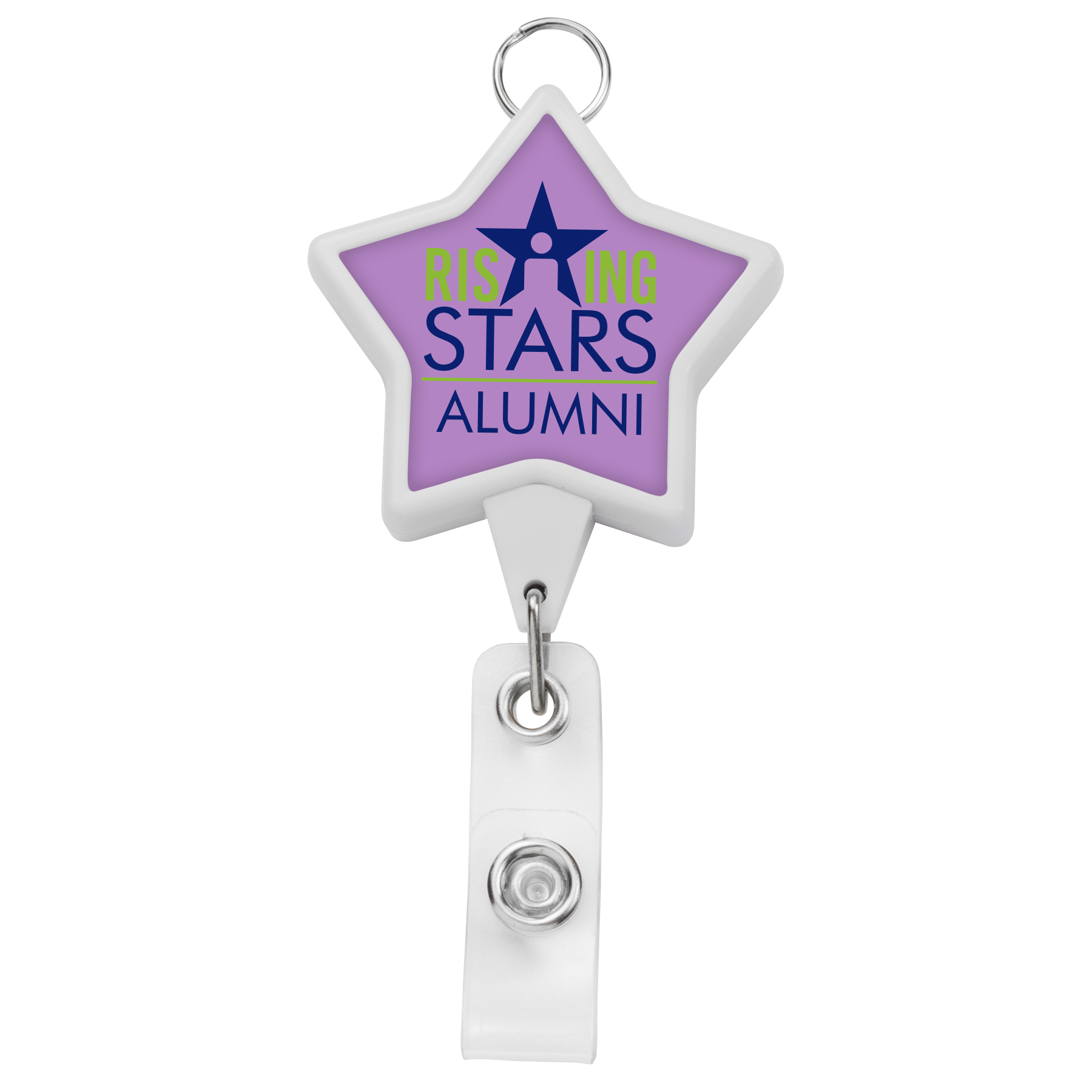 Picture of Jumbo Star Retractable Badge Reel w/lanyard attachment
