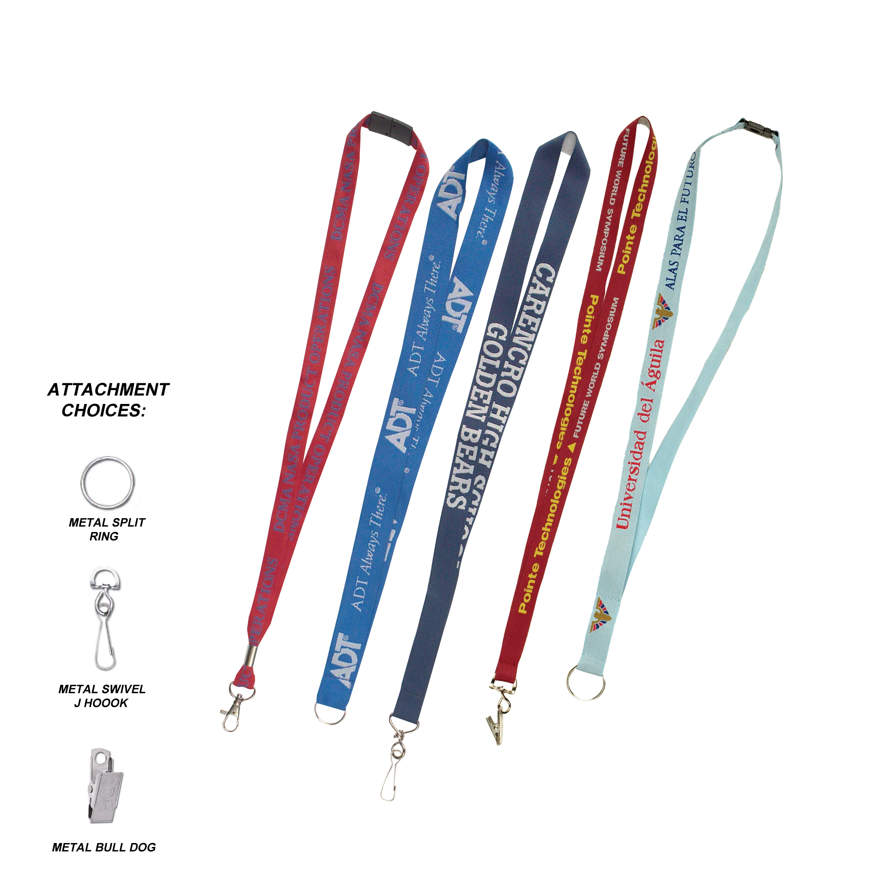 Picture of 5/8" or 3/4" Woven Lanyards