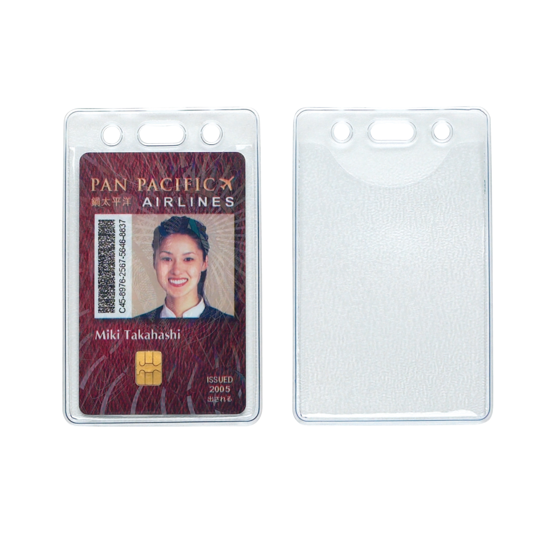Picture of Clear Vertical Card Holder