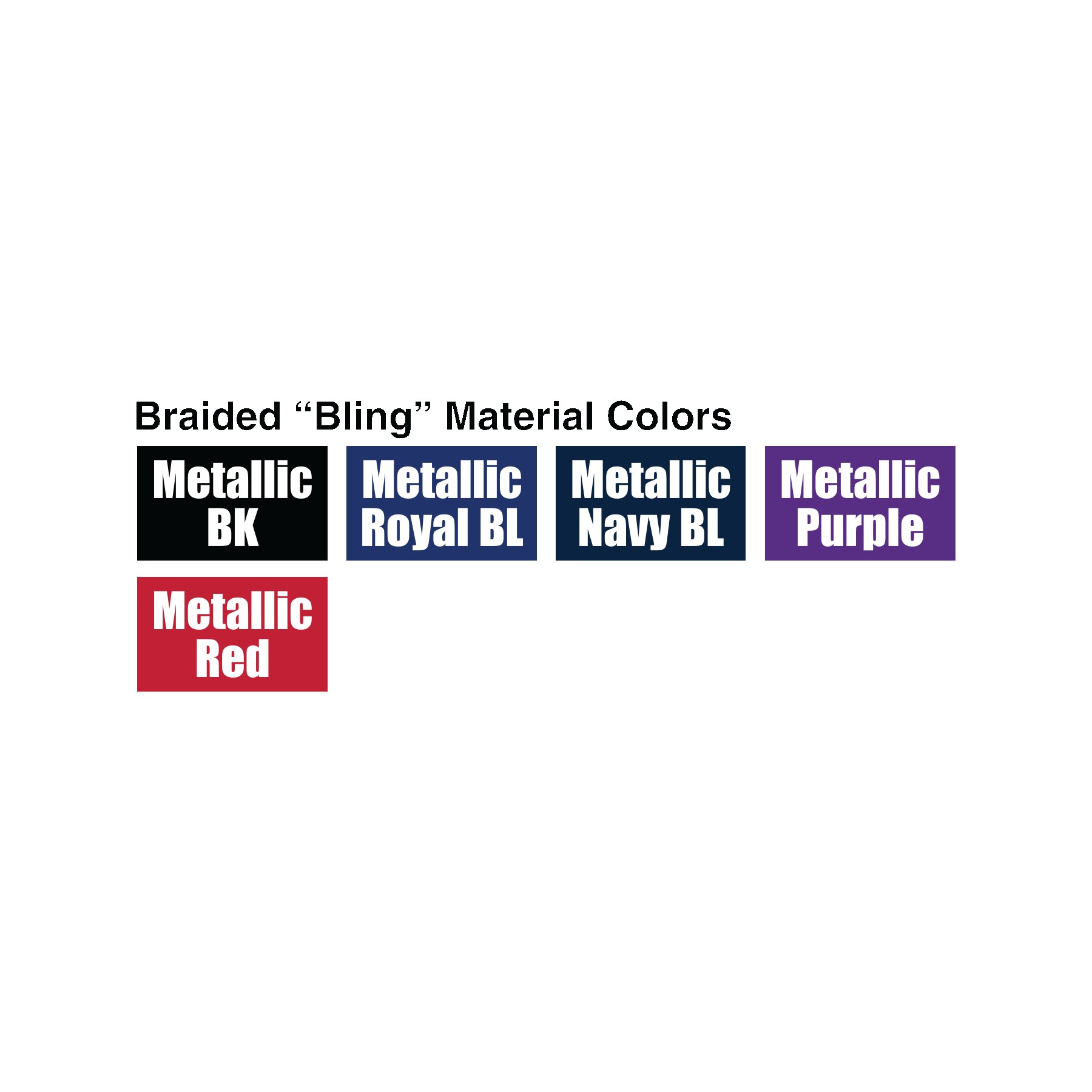 Picture of Braided "Bling" Lanyard w/swivel J hook