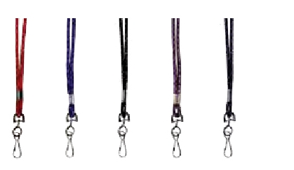 Picture of Braided "Bling" Lanyard w/swivel J hook