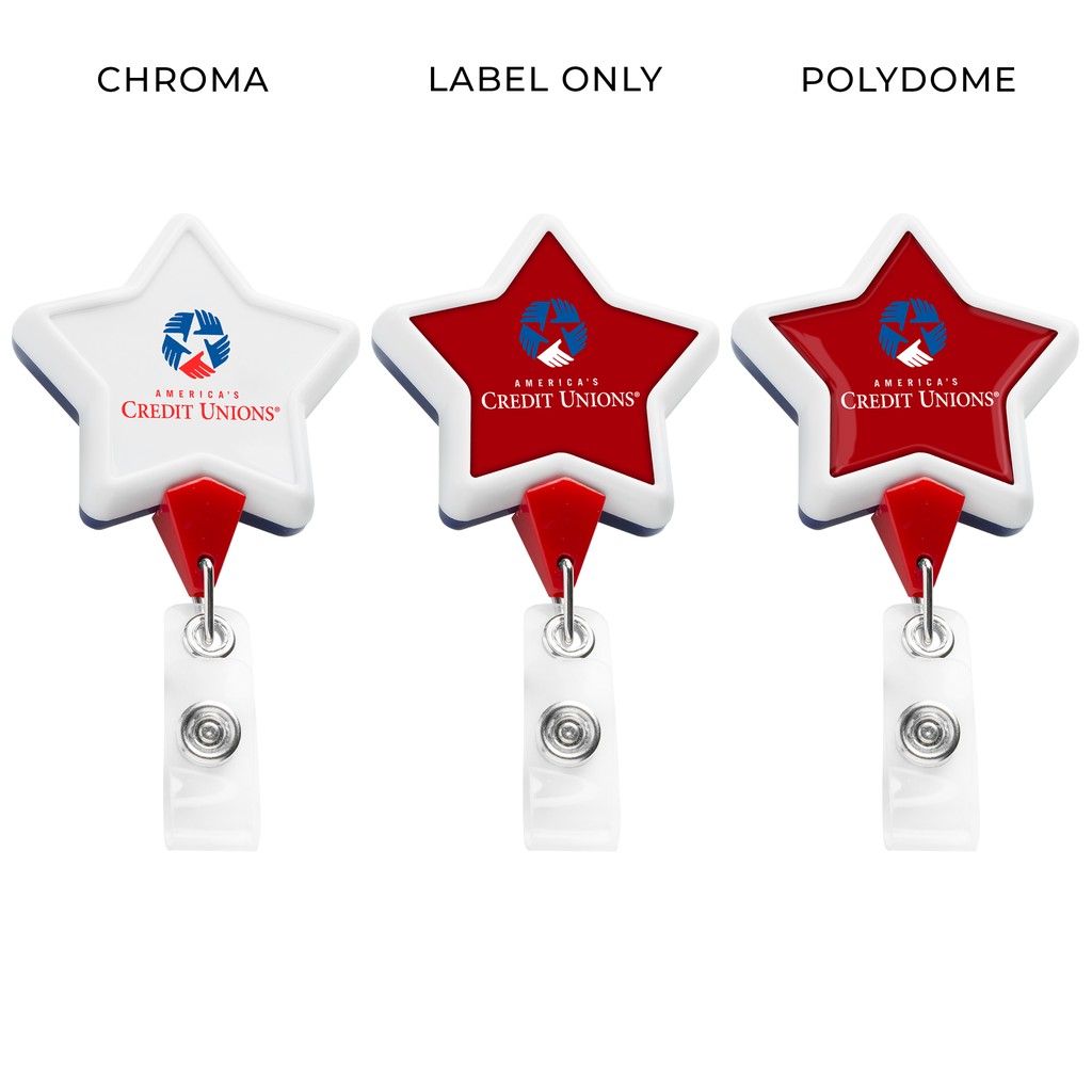 Picture of Jumbo Patriot Retractable Badge Reels