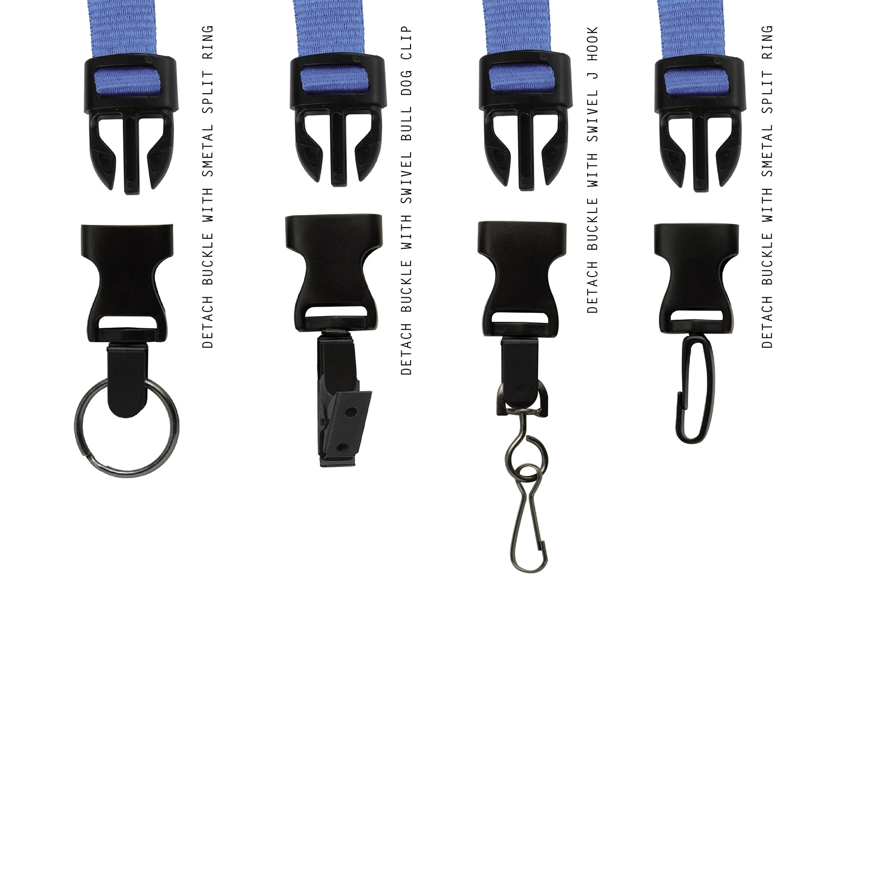 Picture of 5/8" OptiWeave Silk Screen Lanyard