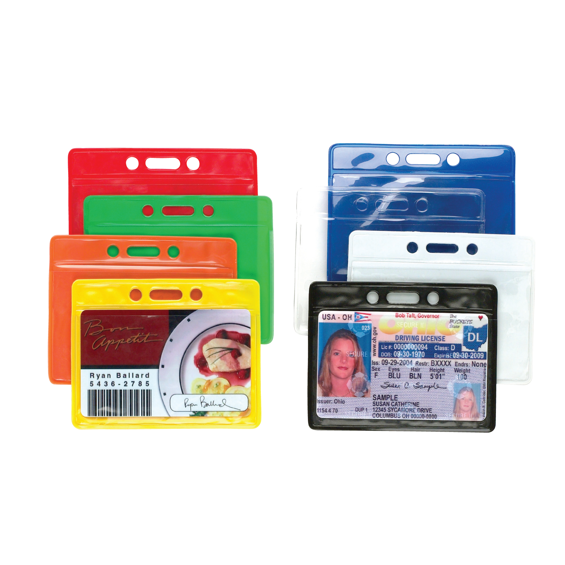 Picture of Color Back Horizontal Card Holder