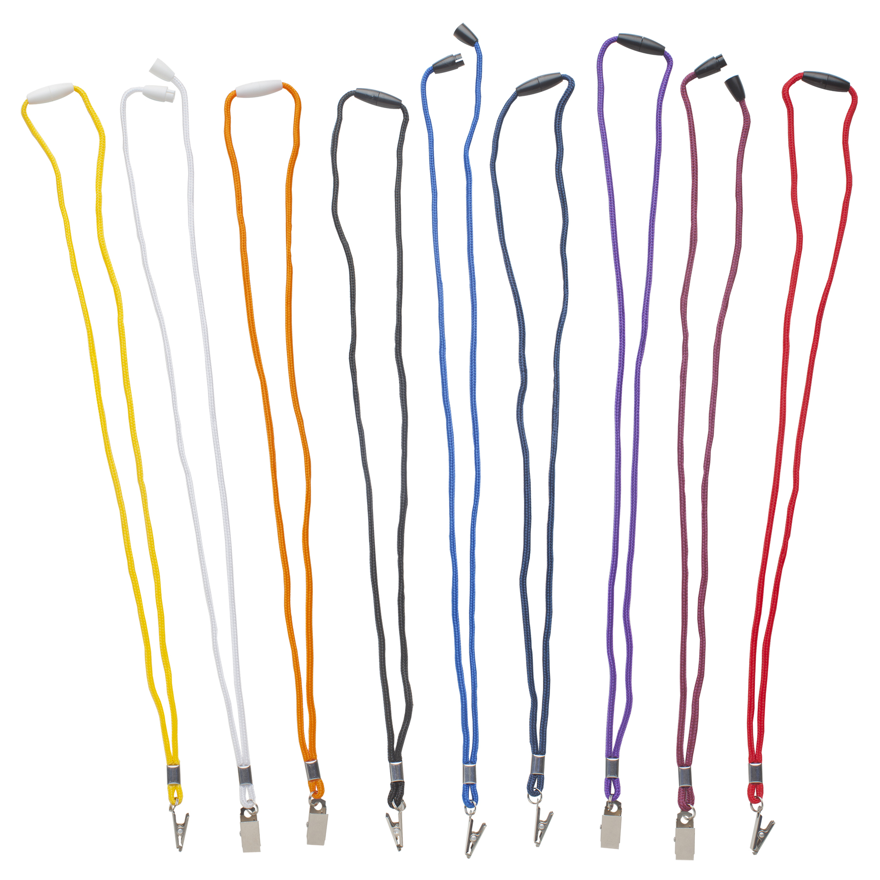 Picture of Braided Lanyard w/bull dog clip