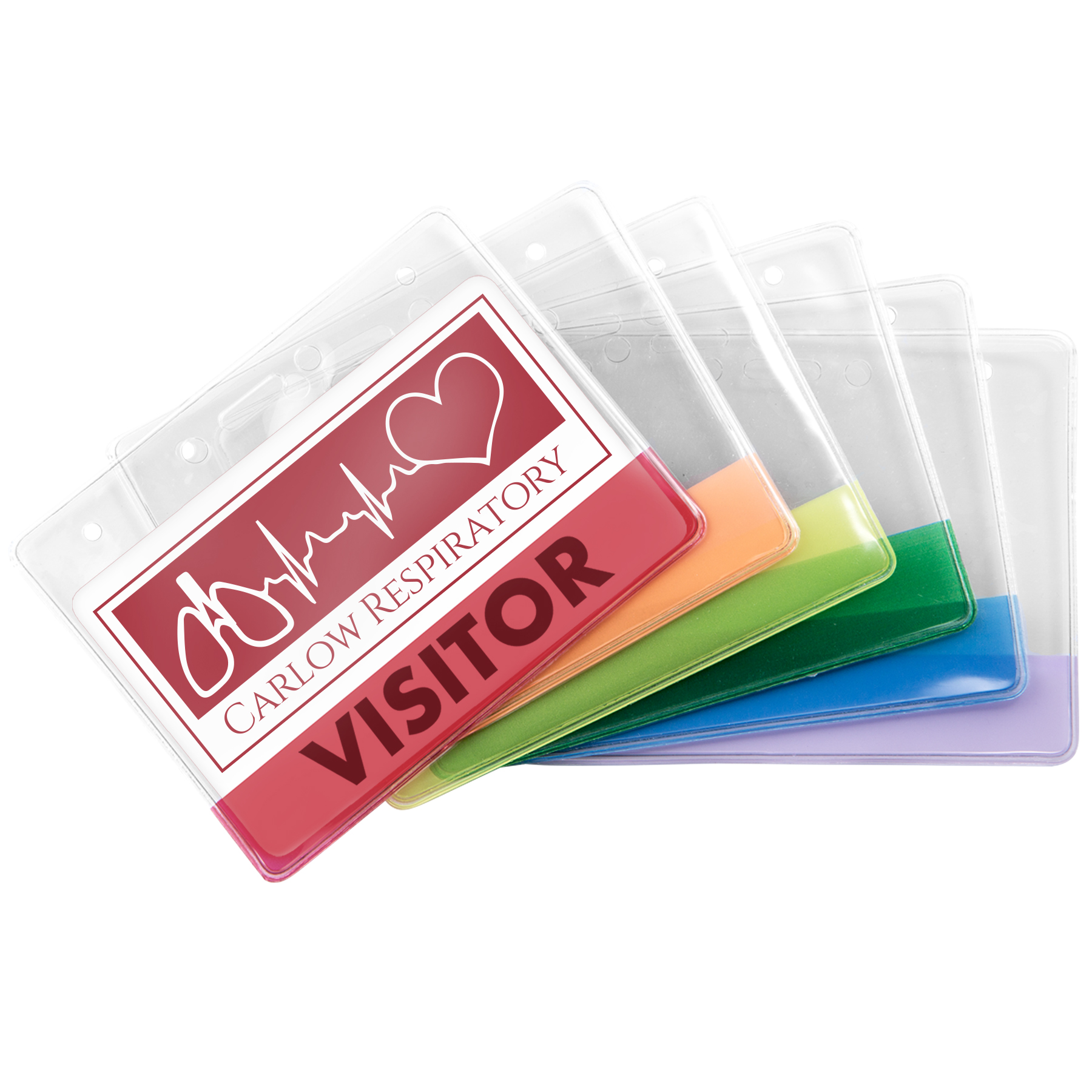 Picture of Vinyl Card Holder w/Translucent Color Bar