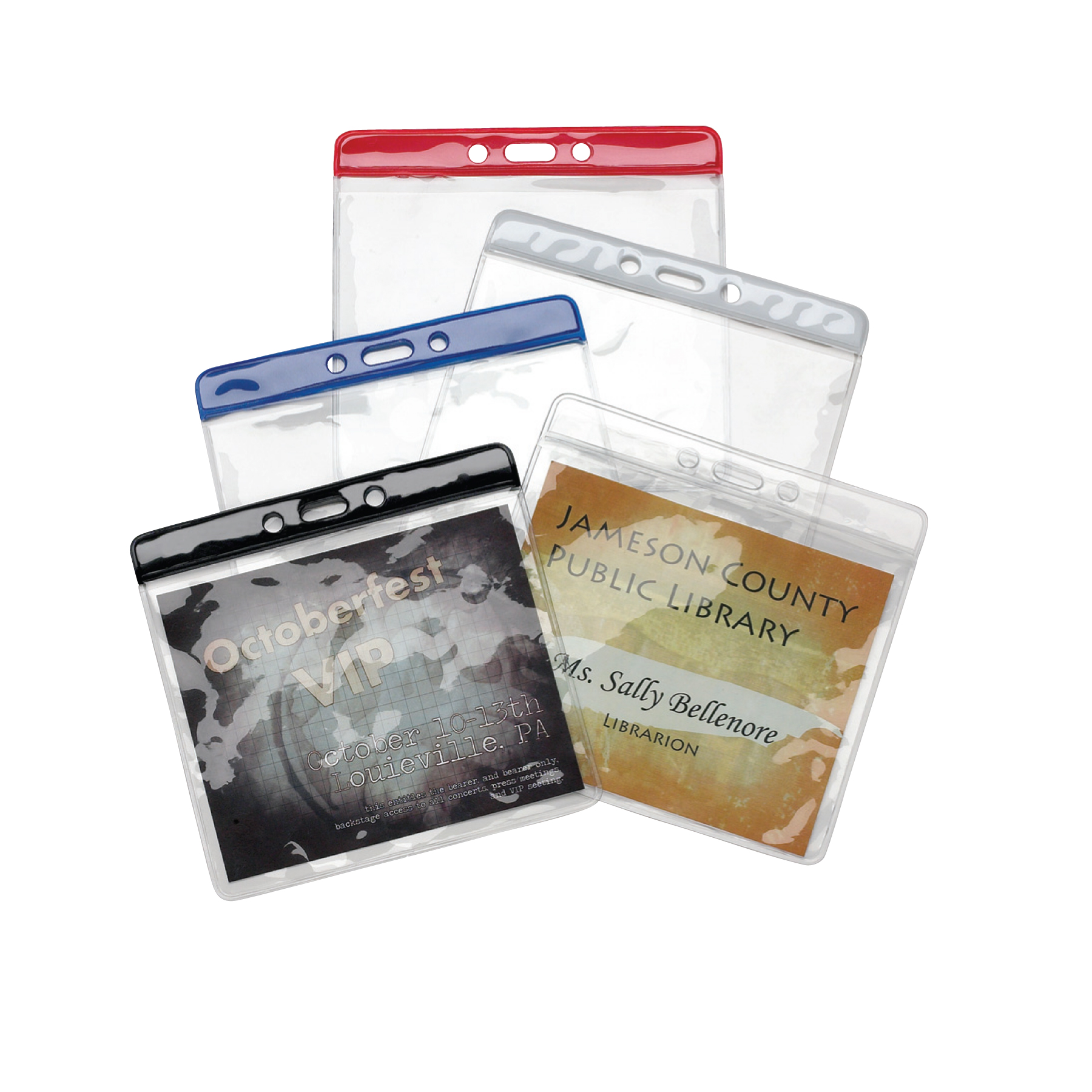 Picture of Large Color Top Horizontal Card Holder