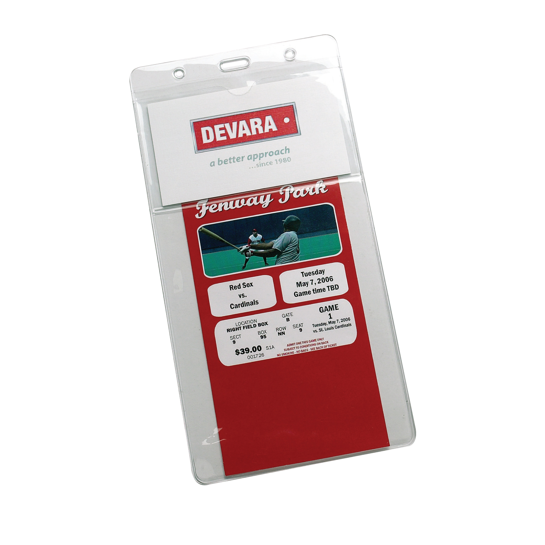Picture of Event Badge Holder W/ Business Card Slot
