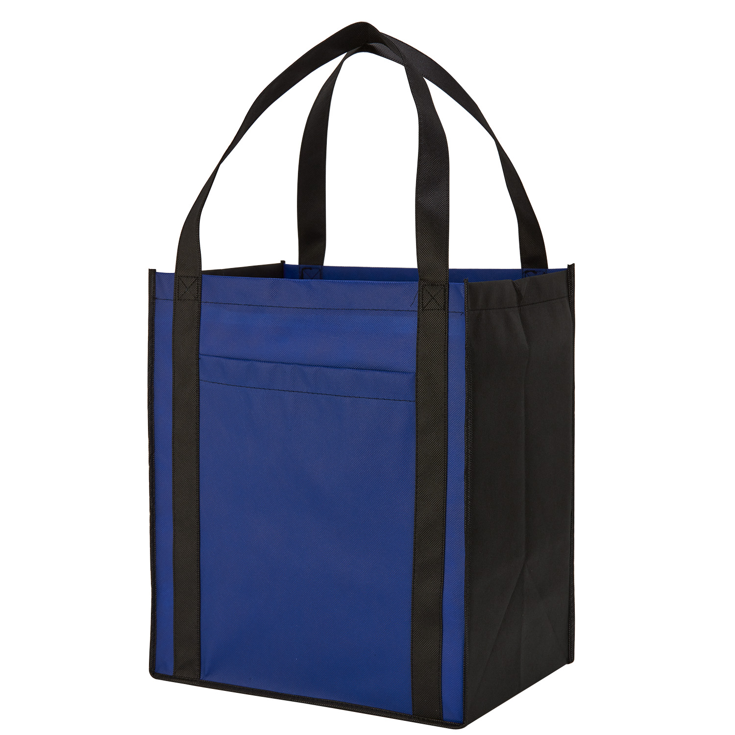 Picture of Large Non-Woven Grocery Tote Bag w/ Pocket
