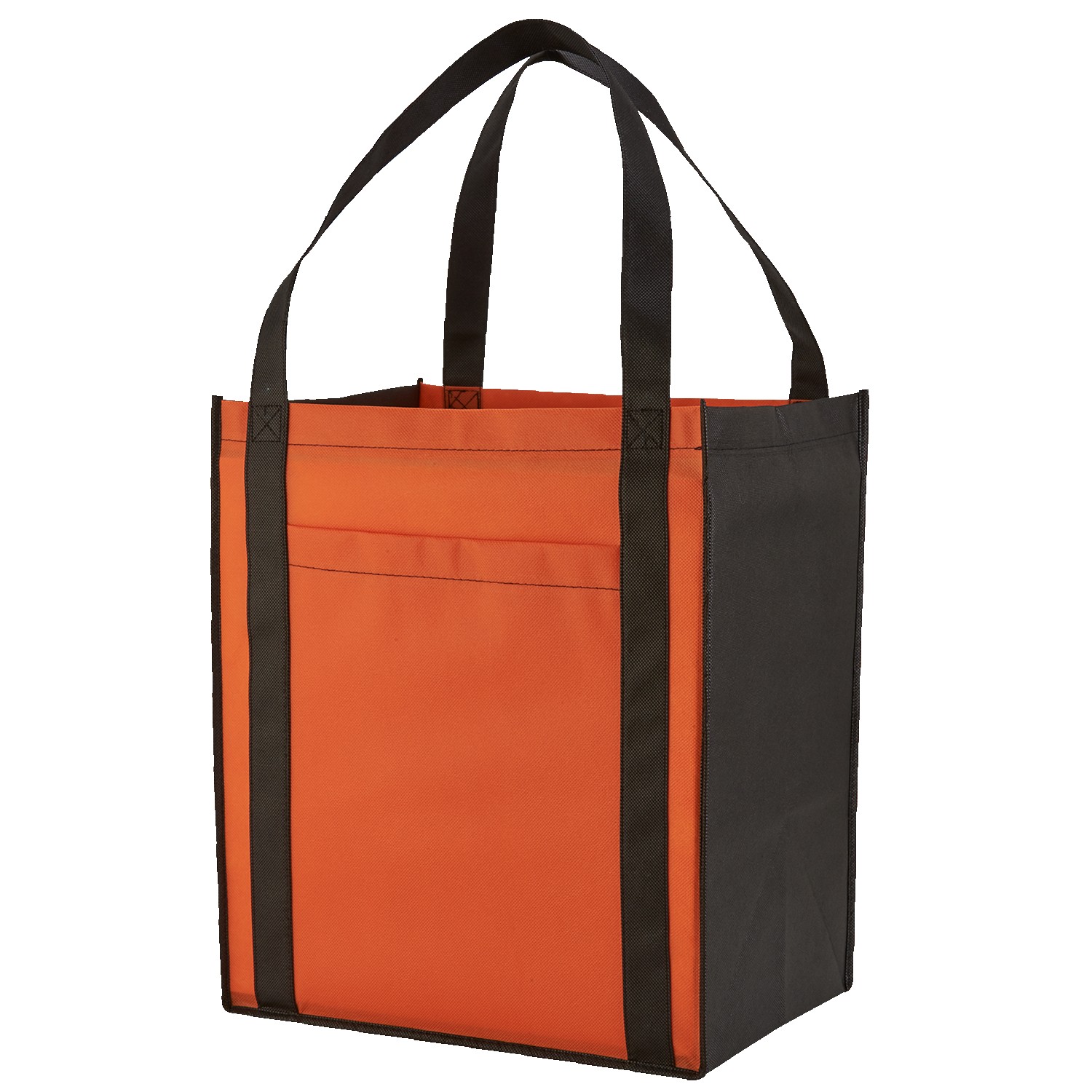 Picture of Large Non-Woven Grocery Tote Bag w/ Pocket
