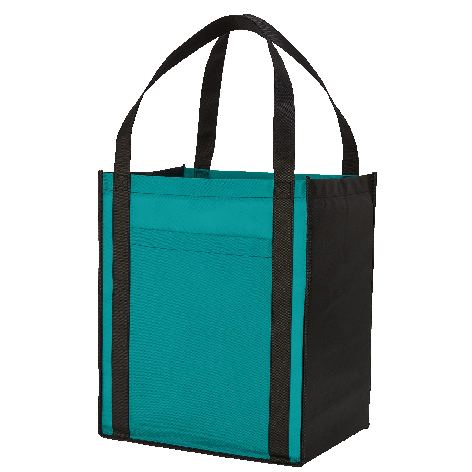 Picture of Large Non-Woven Grocery Tote Bag w/ Pocket