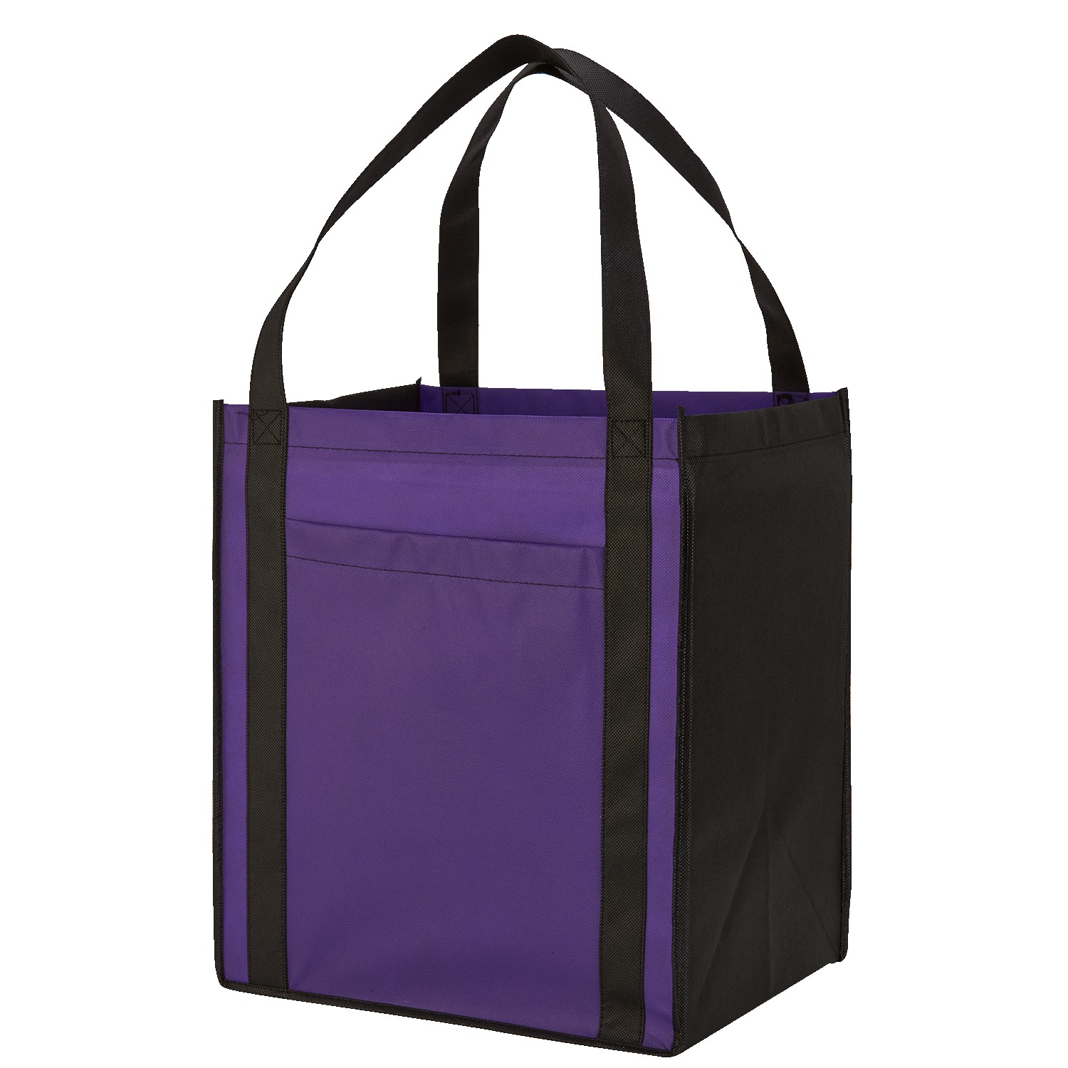 Picture of Large Non-Woven Grocery Tote Bag w/ Pocket