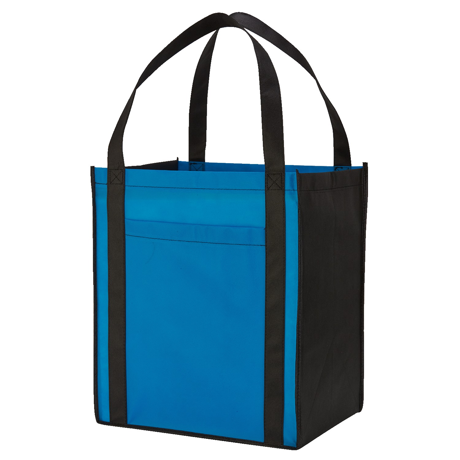 Picture of Large Non-Woven Grocery Tote Bag w/ Pocket