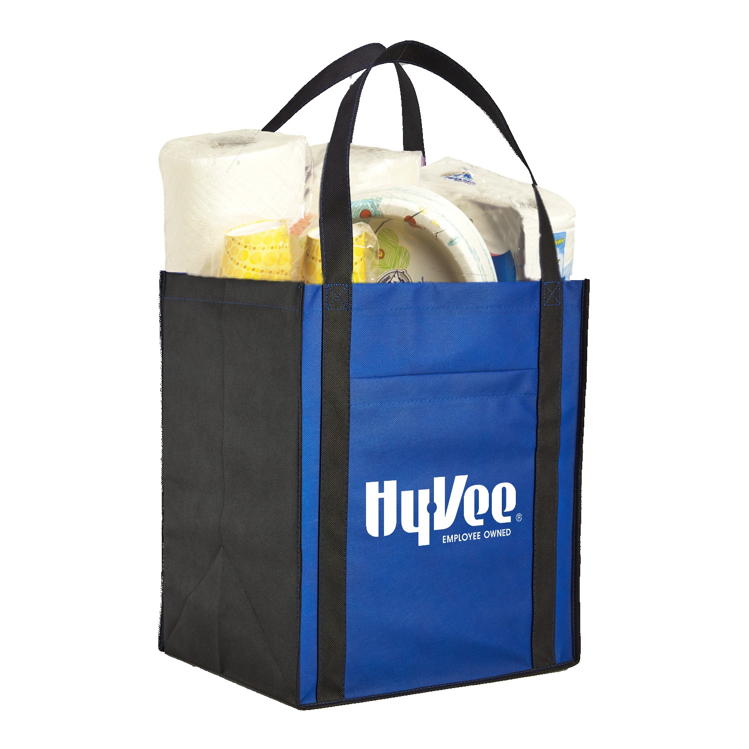 Picture of Large Non-Woven Grocery Tote Bag w/ Pocket
