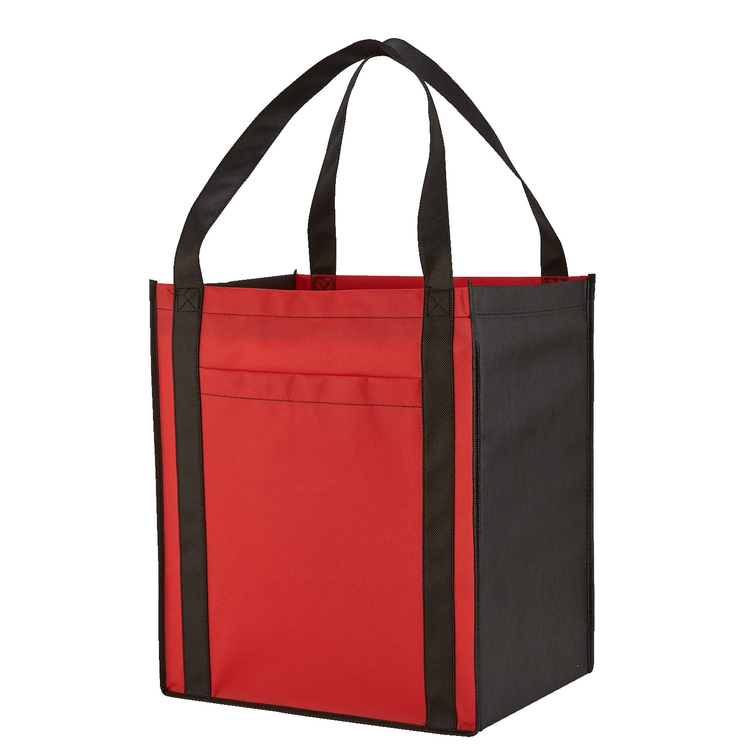 Picture of Large Non-Woven Grocery Tote Bag w/ Pocket