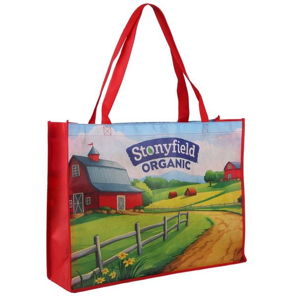 Picture of 2 Sided Sublimated Large Non-Woven Shopping Tote Bag