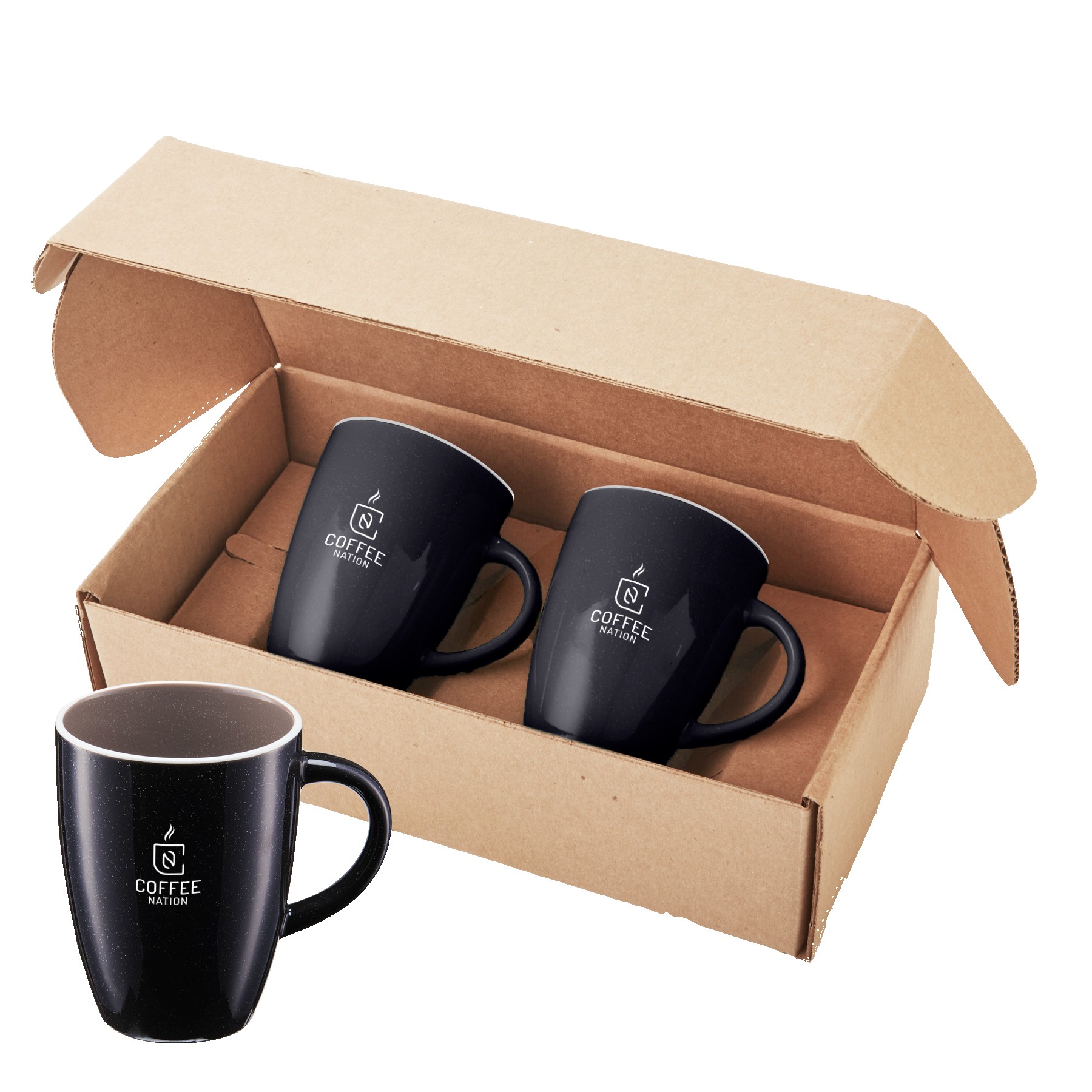 Picture of 12 Oz. Pacific Ceramic Mugs Gift Set