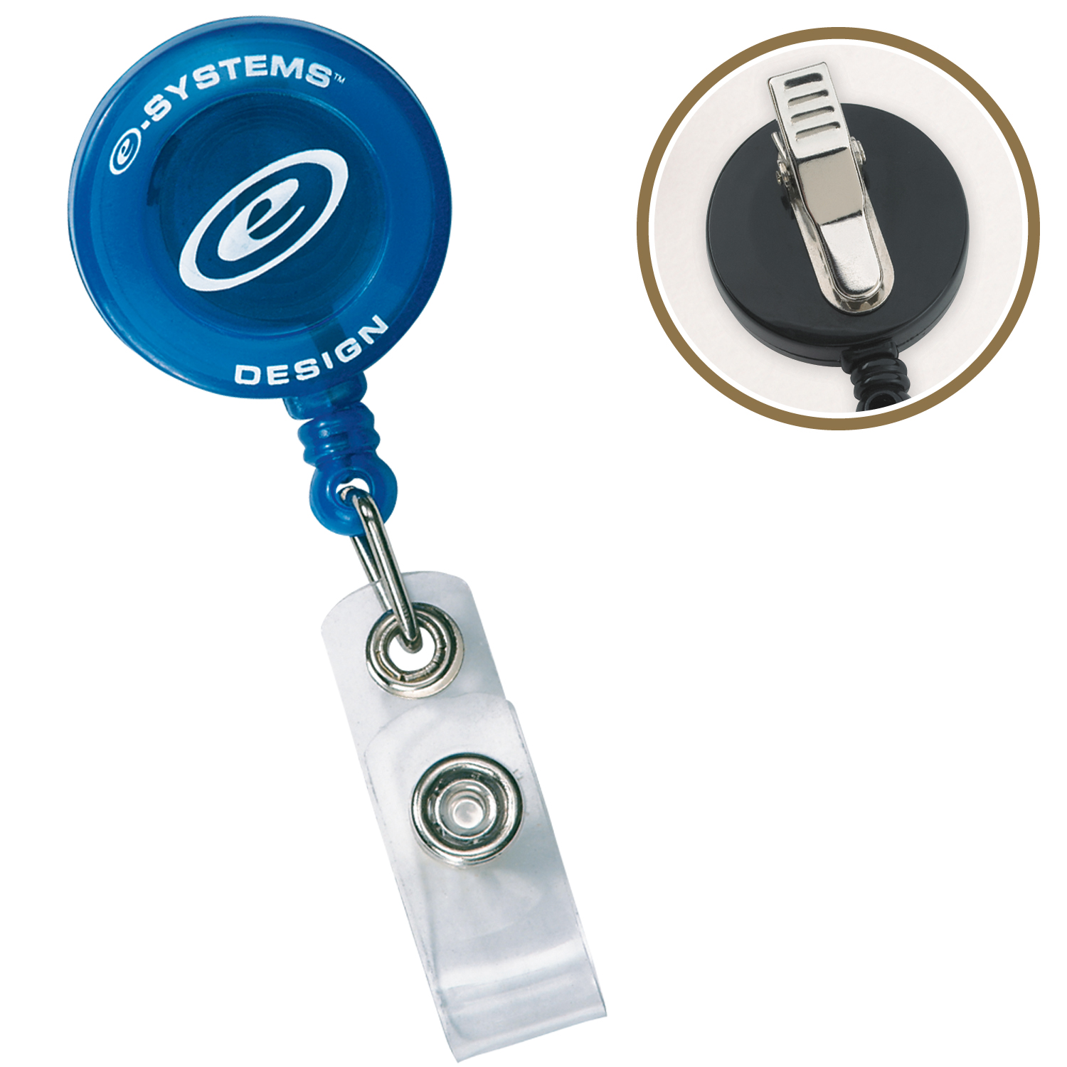 Picture of Round Badge Reel w/Alligator Clip